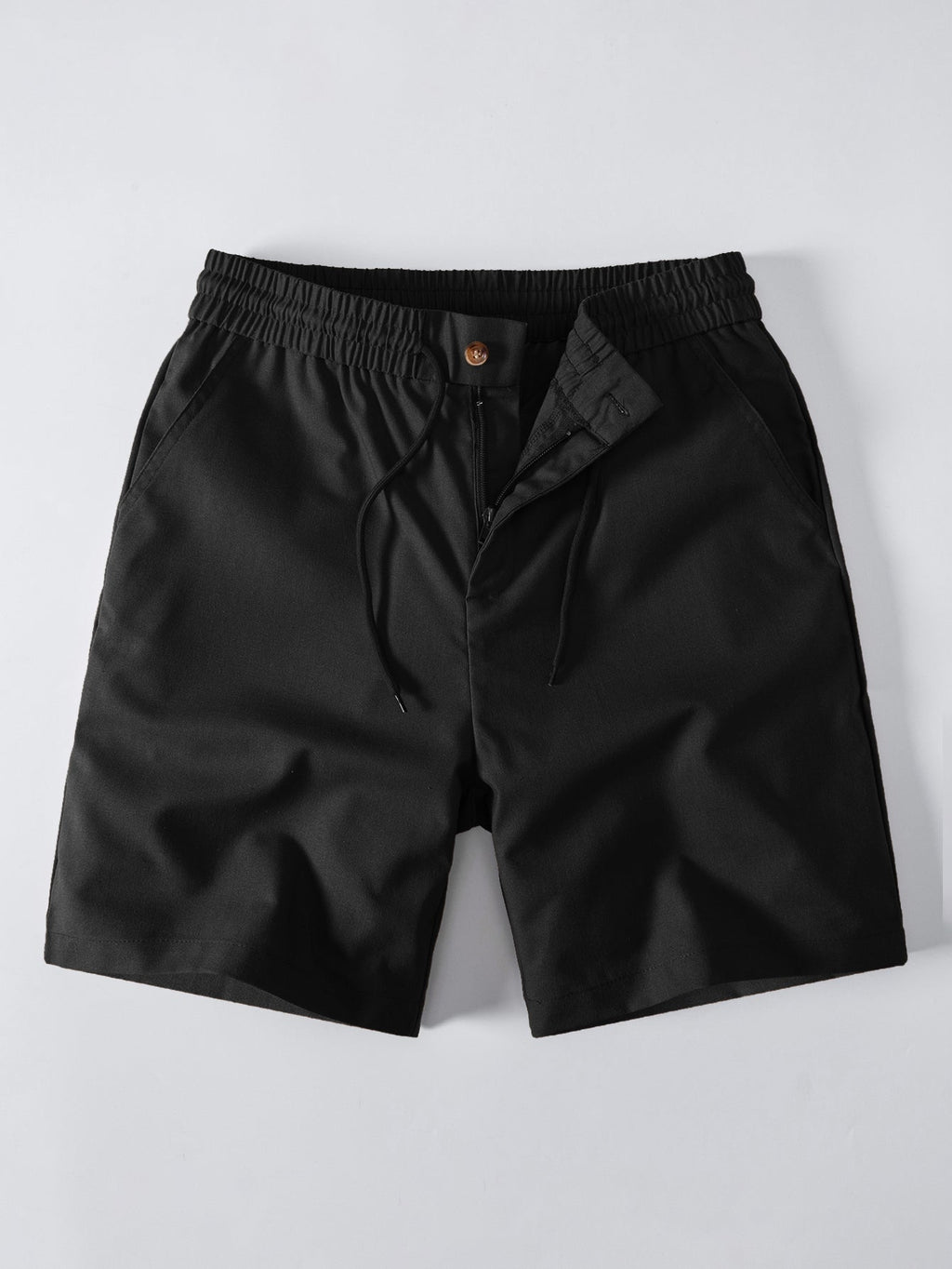 Drawstring Linen Shorts