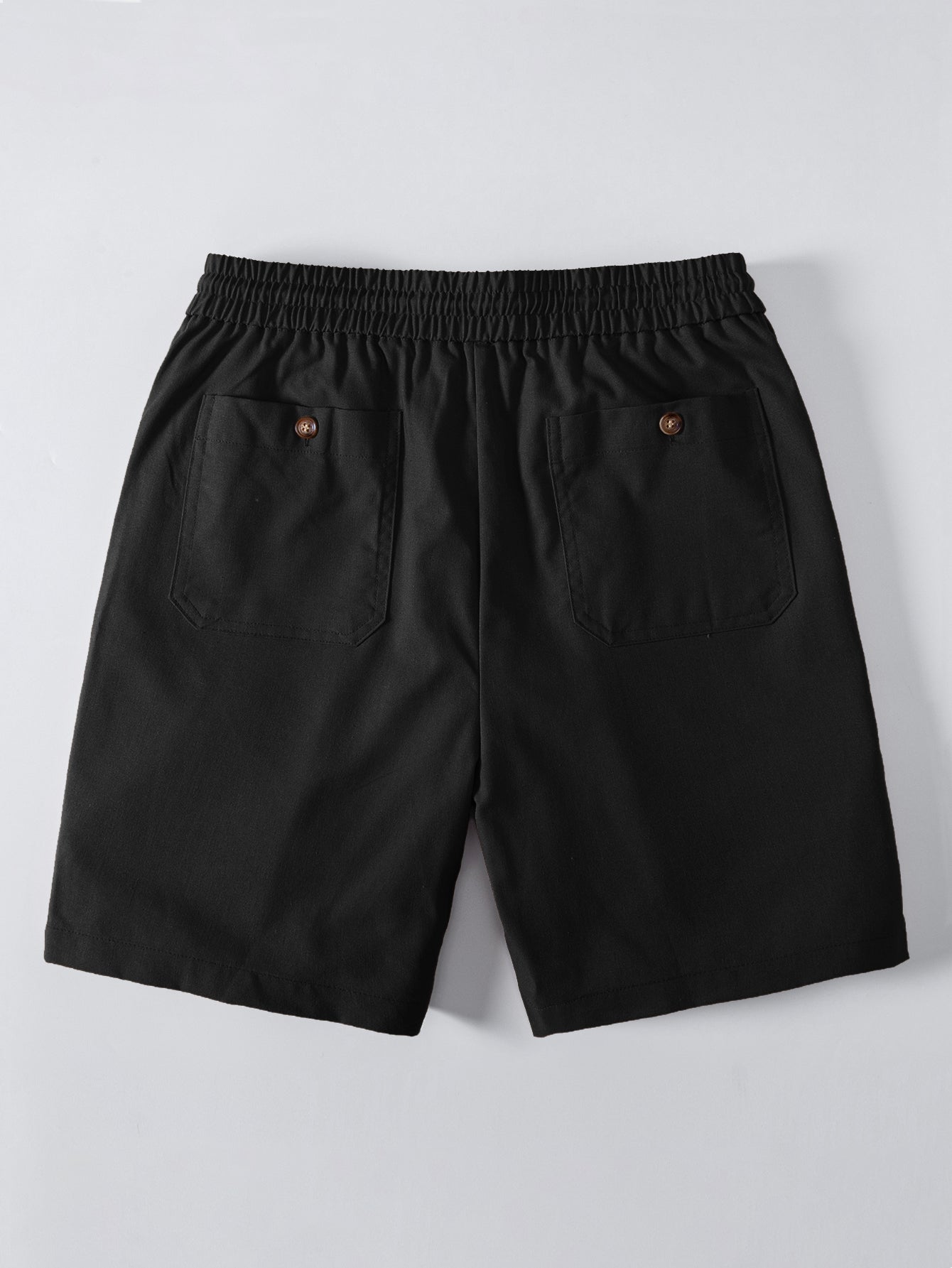 Drawstring Linen Shorts