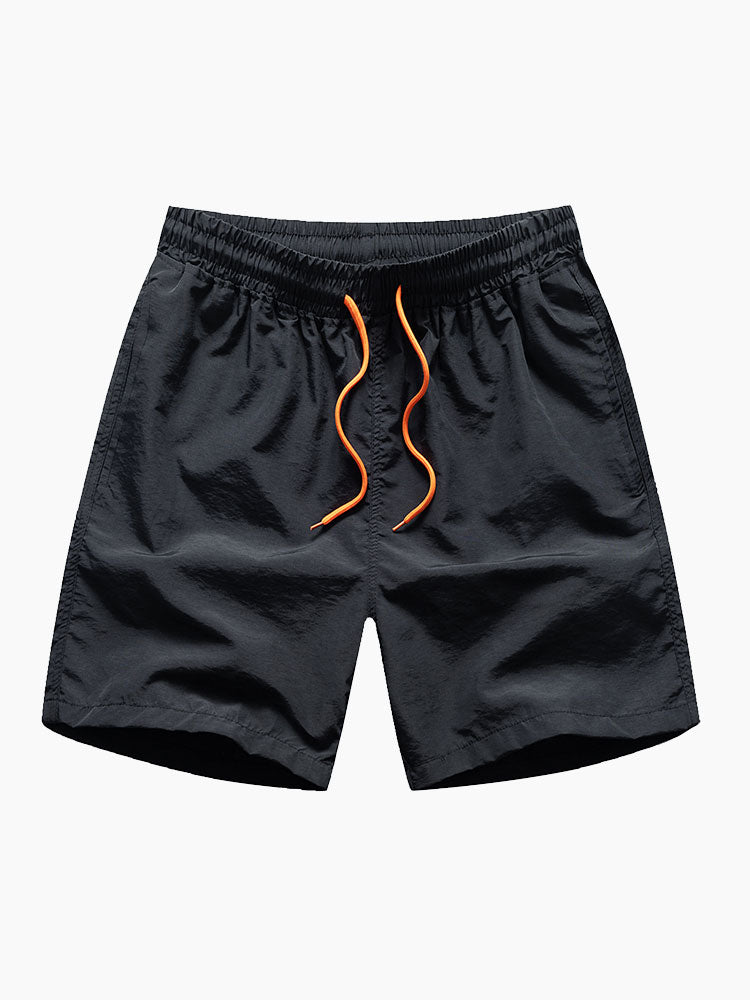 Paisley Patchwork Button-Up Shirt with Matching Swim Shorts