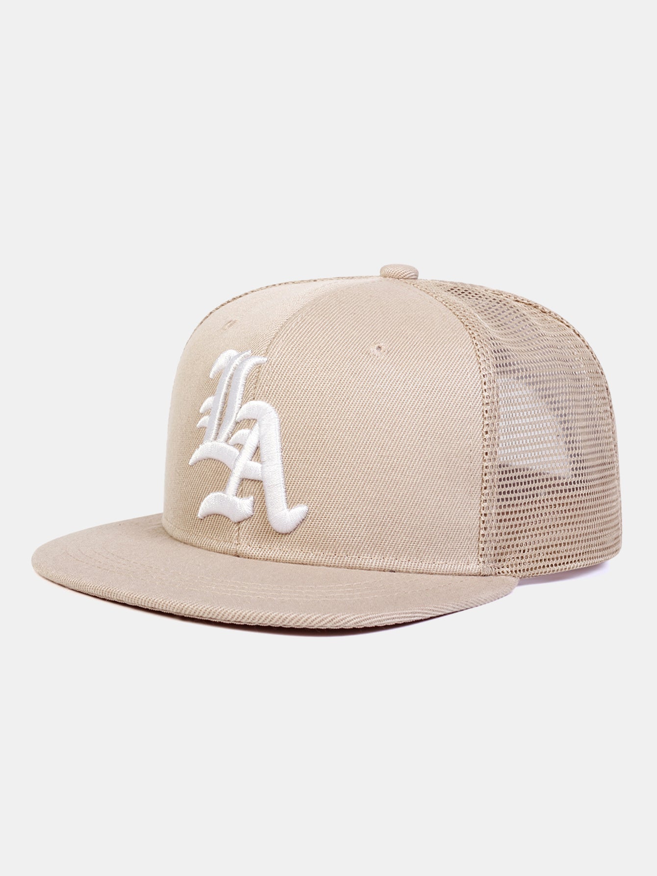LA Embroidered Adjustable Truck Driver Cap