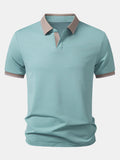 Two-Tone Johnny Collar Polo