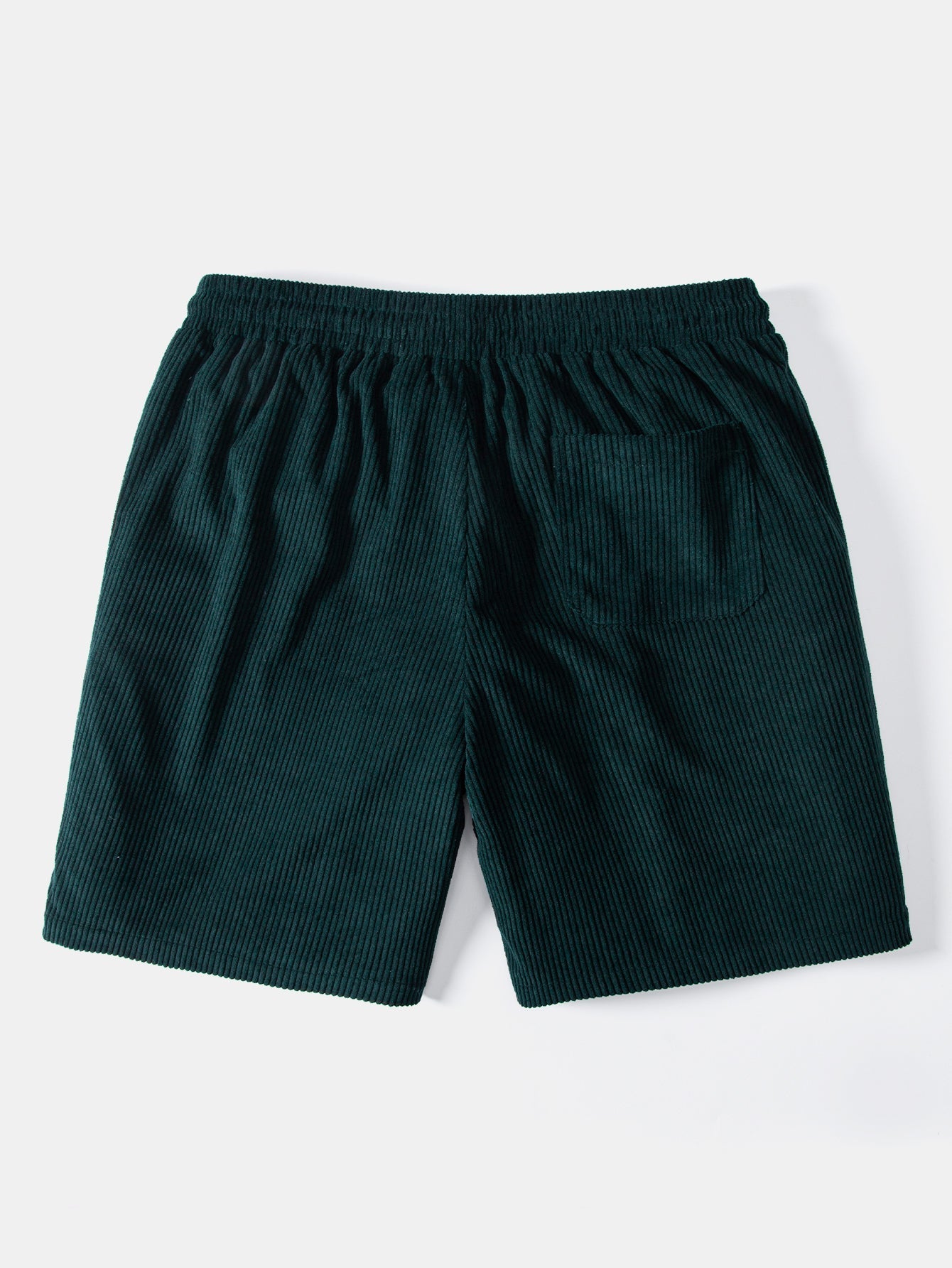 Geometric Ethnic Jacquard Patchwork Corduroy Shorts