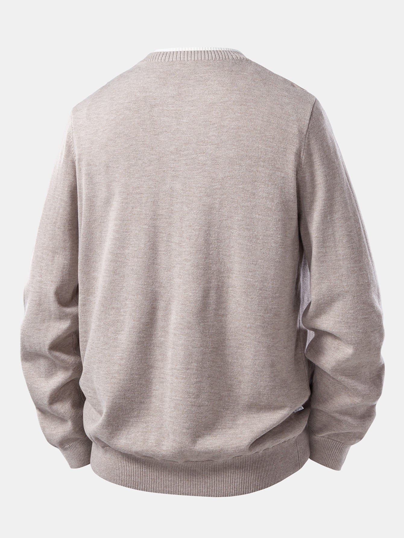 Long Sleeve Dual-Style Split Neck Sweater