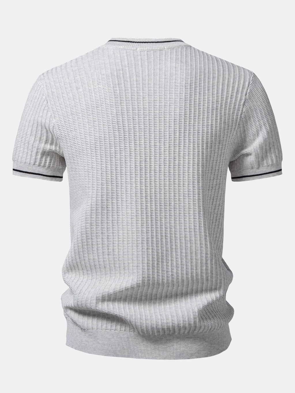 Color-Blocked Waffle Knit Tee