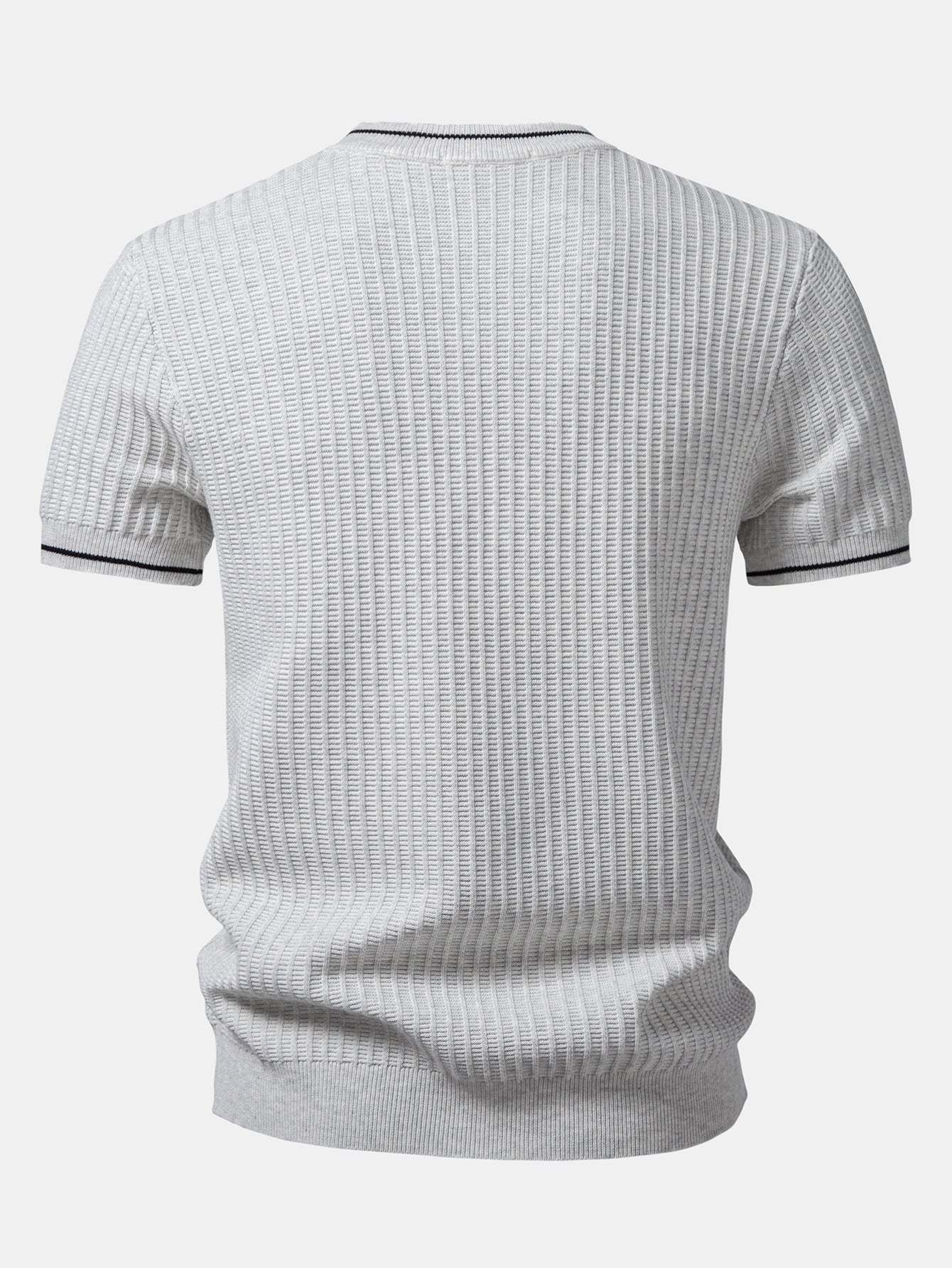 Color-Blocked Waffle Knit Tee