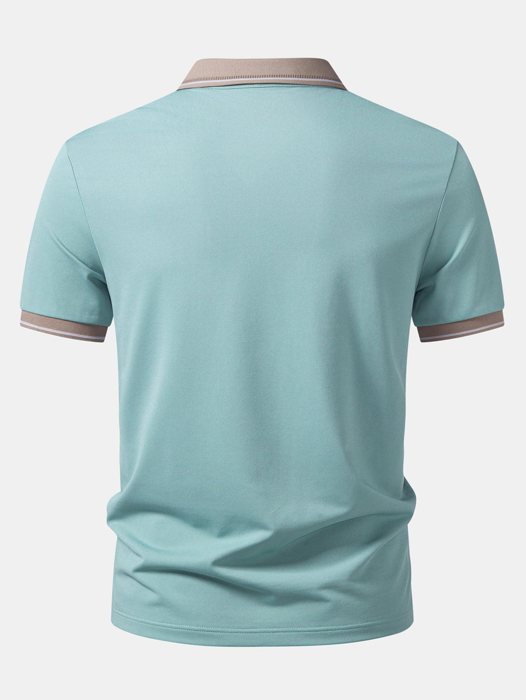 Two-Tone Johnny Collar Polo