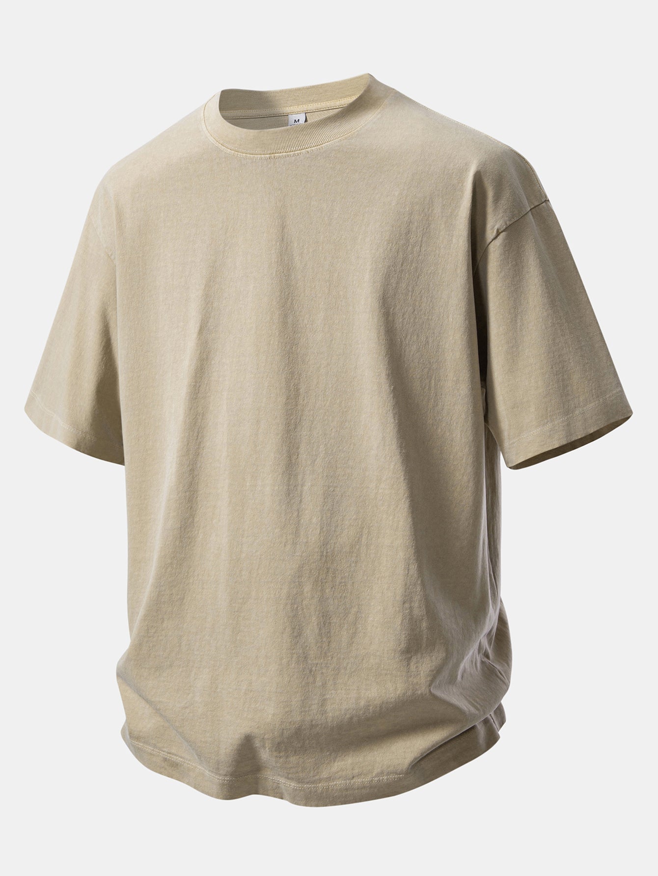 Relaxed Fit Heavyweight Washed Drop Shoulder Tee