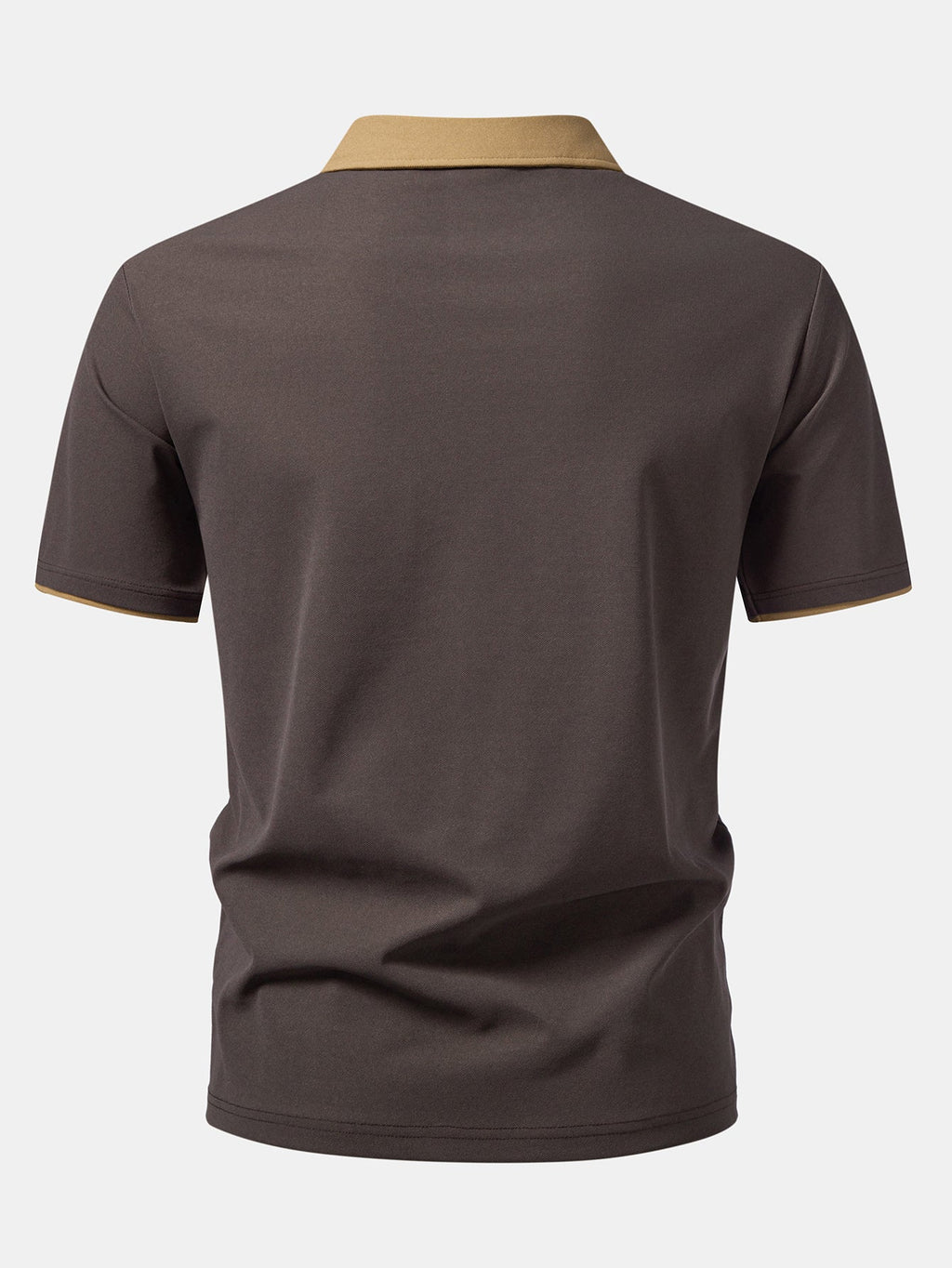 Two-Tone Collar Polo Shirt