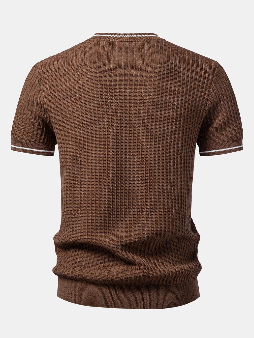 Color-Blocked Waffle Knit Tee