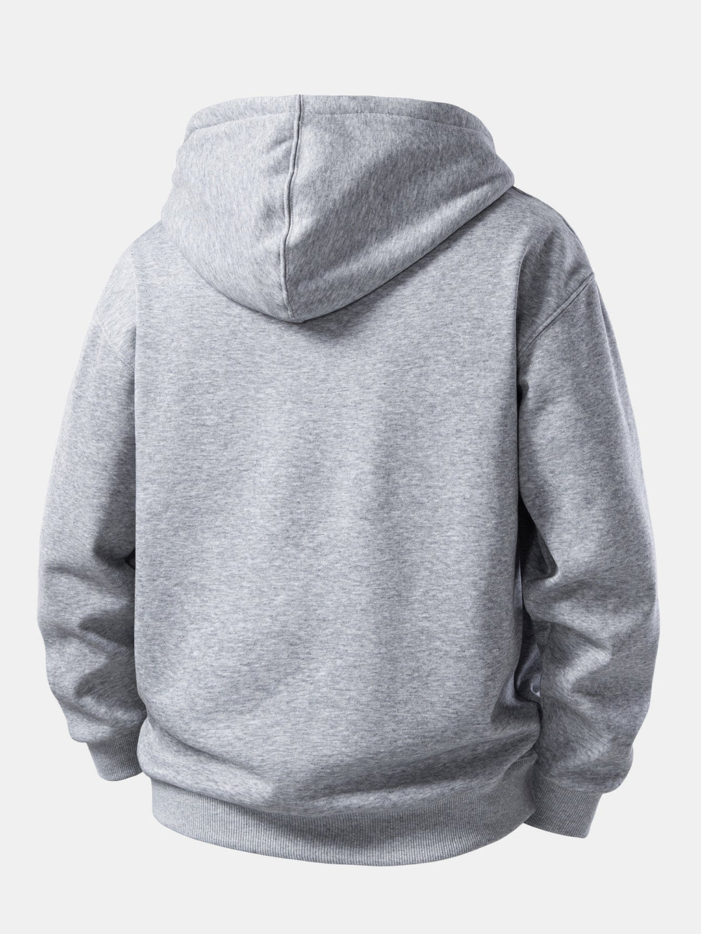 Zip-Up Hoodie with Emoji Duck Print