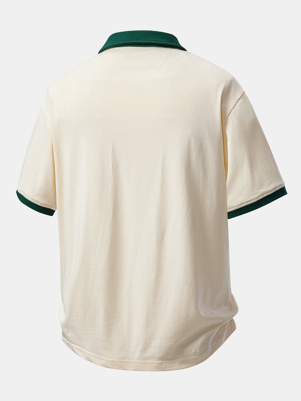 Relaxed Fit Contrast Cotton Polo & 7" Cotton Drawstring Shorts