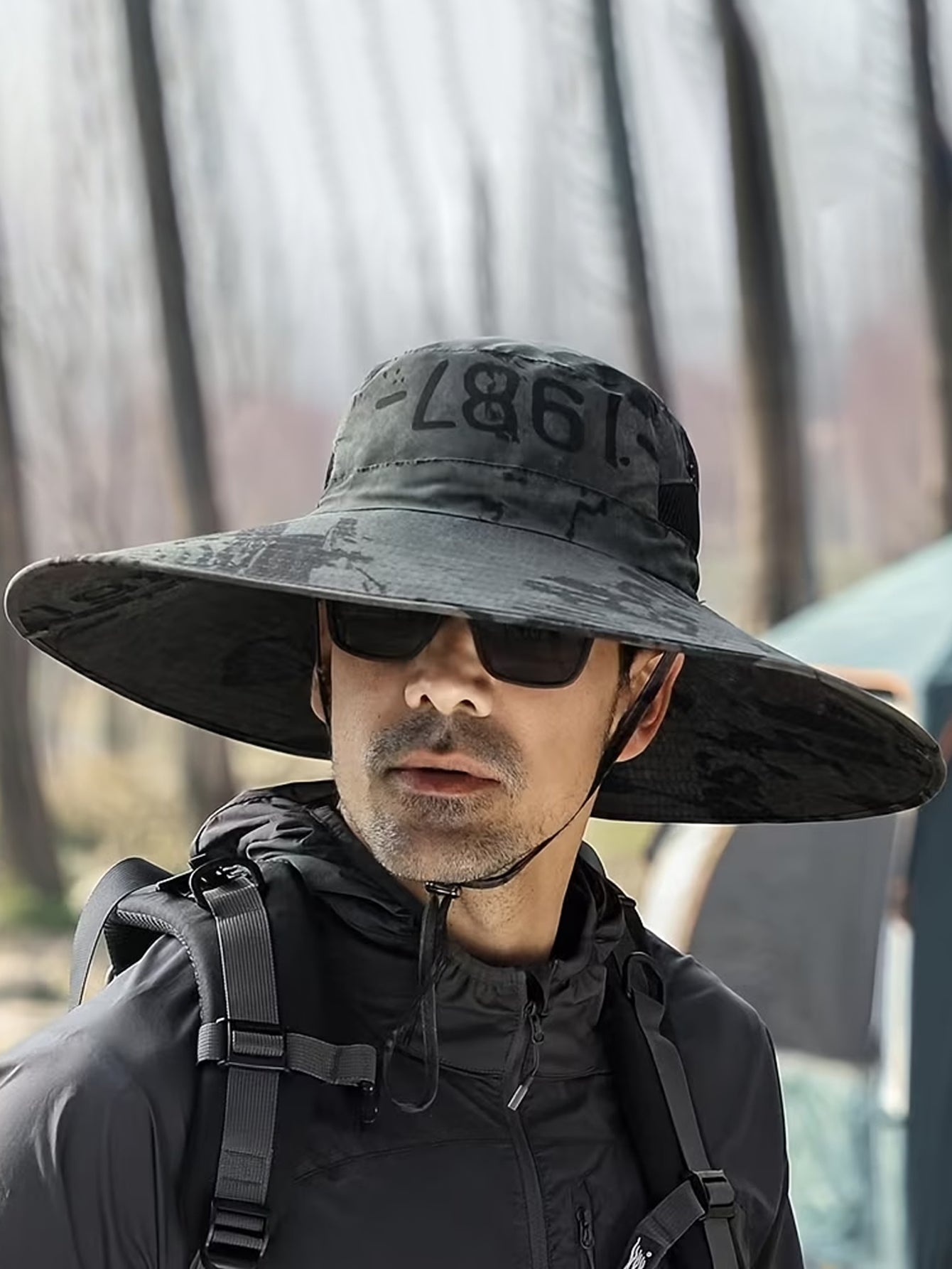 Breathable Extra-Wide Brim Bucket Hat Perfect for Outdoor Adventures