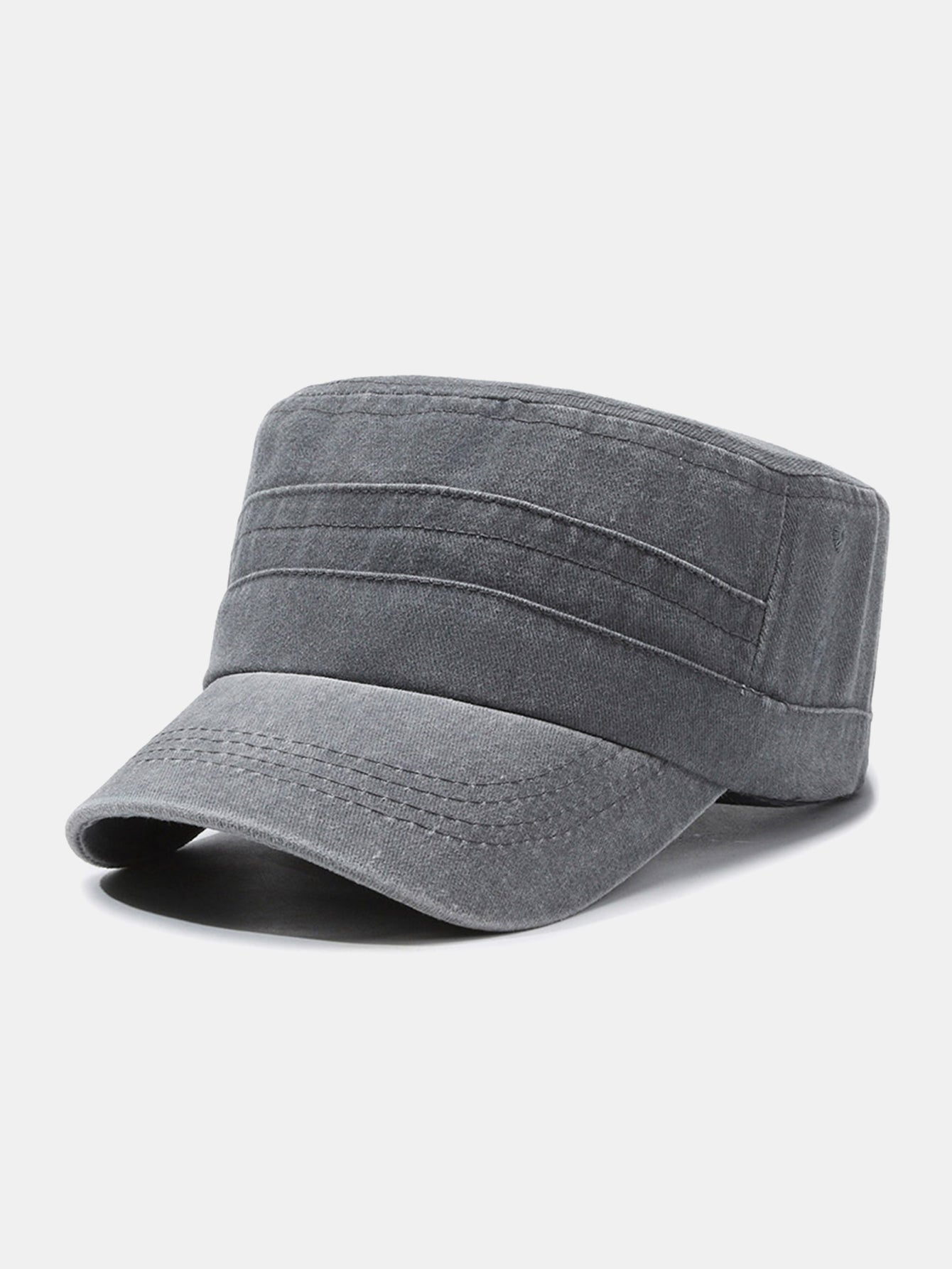 Trendy Distressed Washed Flat Cap