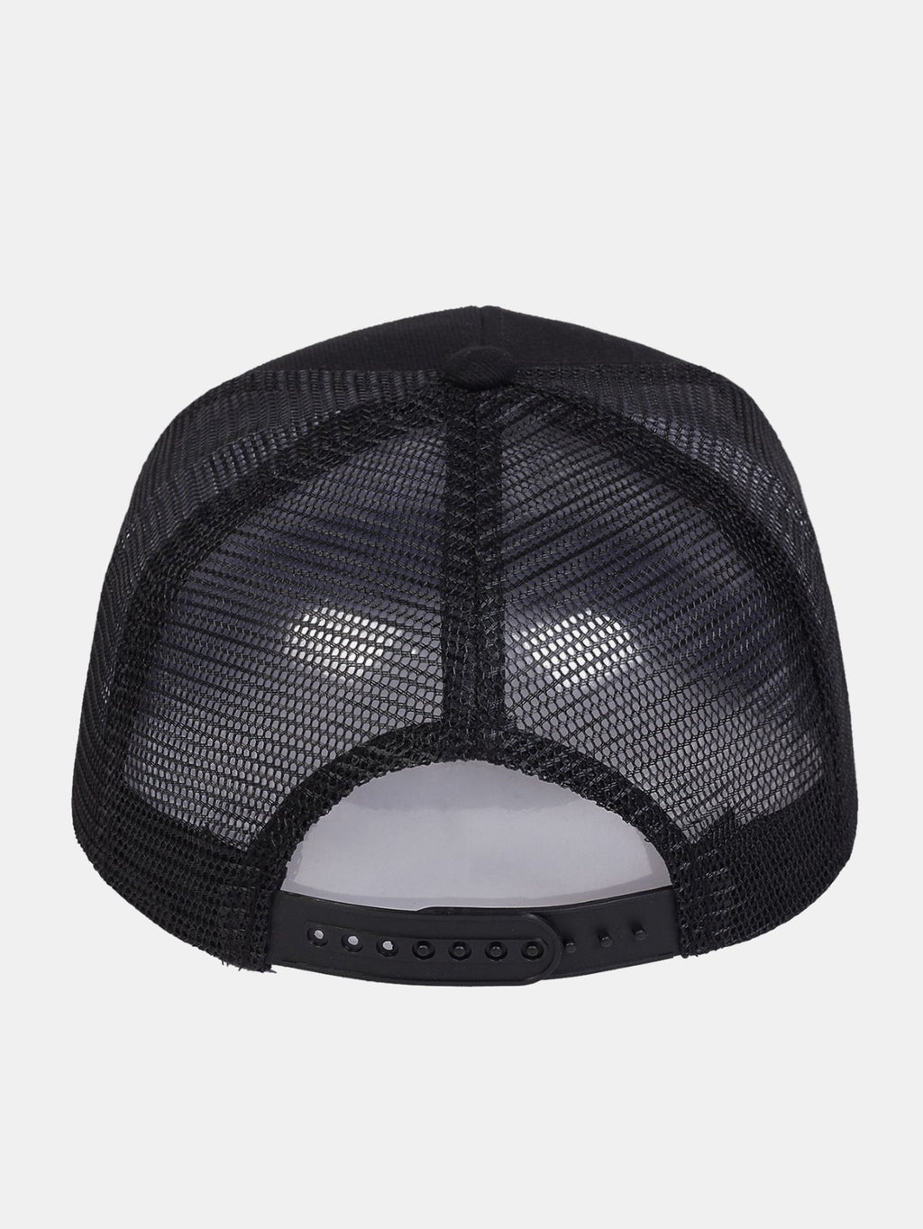 Embroidered Flat-Brim Hat with Eye of God Design