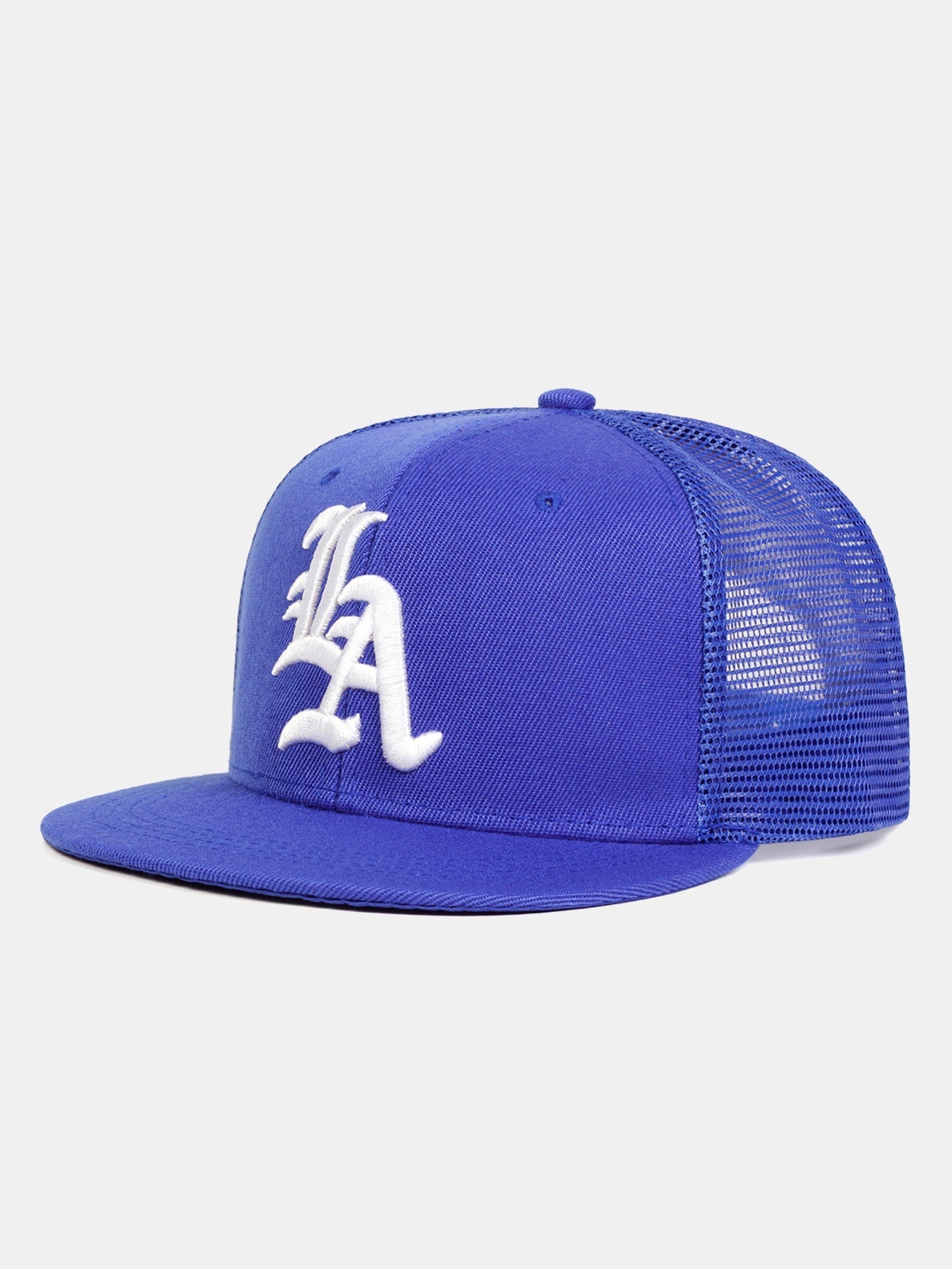 LA Embroidered Adjustable Truck Driver Cap