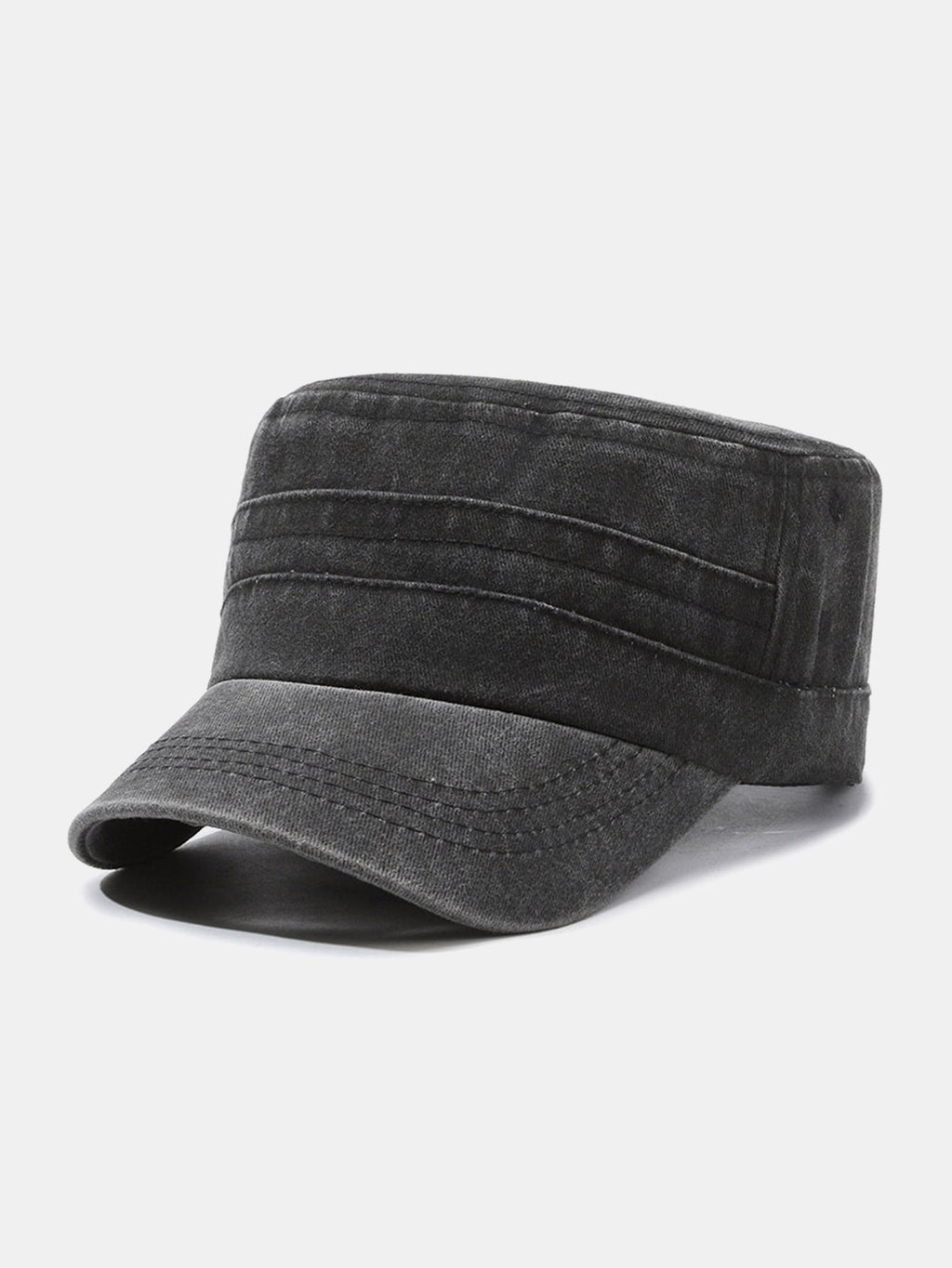 Trendy Distressed Washed Flat Cap