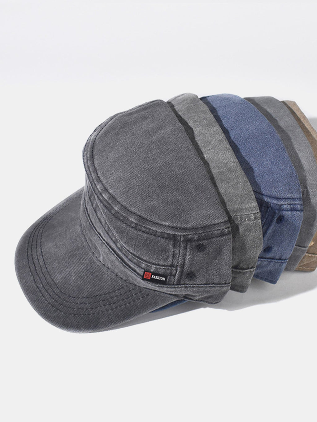 Trendy Distressed Washed Flat Cap