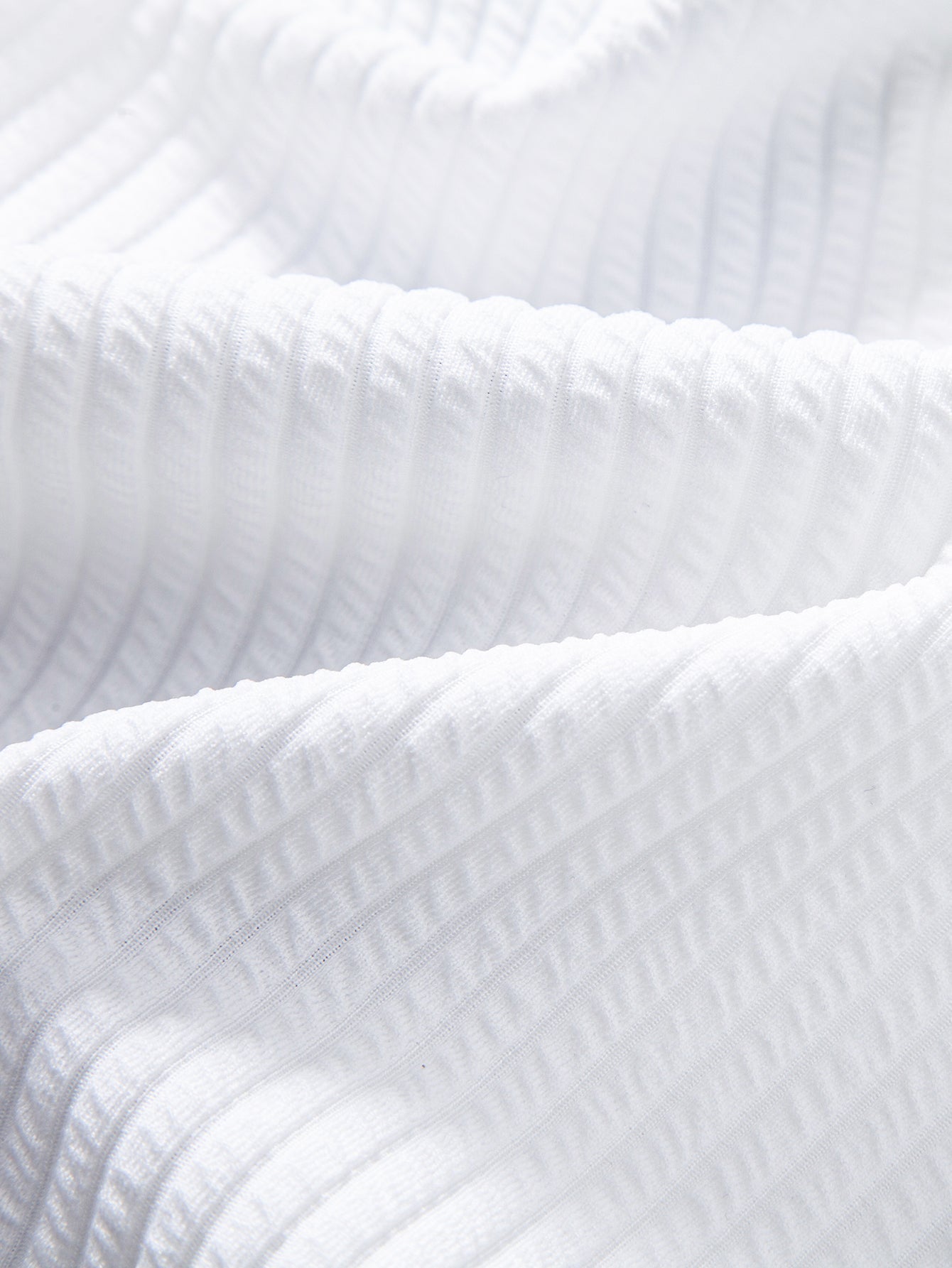 Ribbed Button-Up Shirt with Contrast and Straight-Leg Ribbed Pants