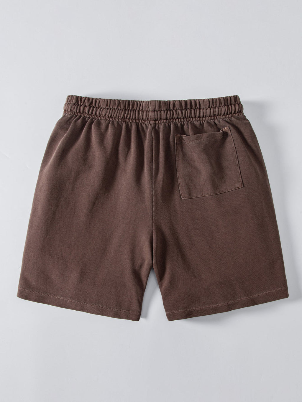 Relaxed Fit Heavyweight Washed Drop Shoulder Tee & Distressed Drawstring Shorts