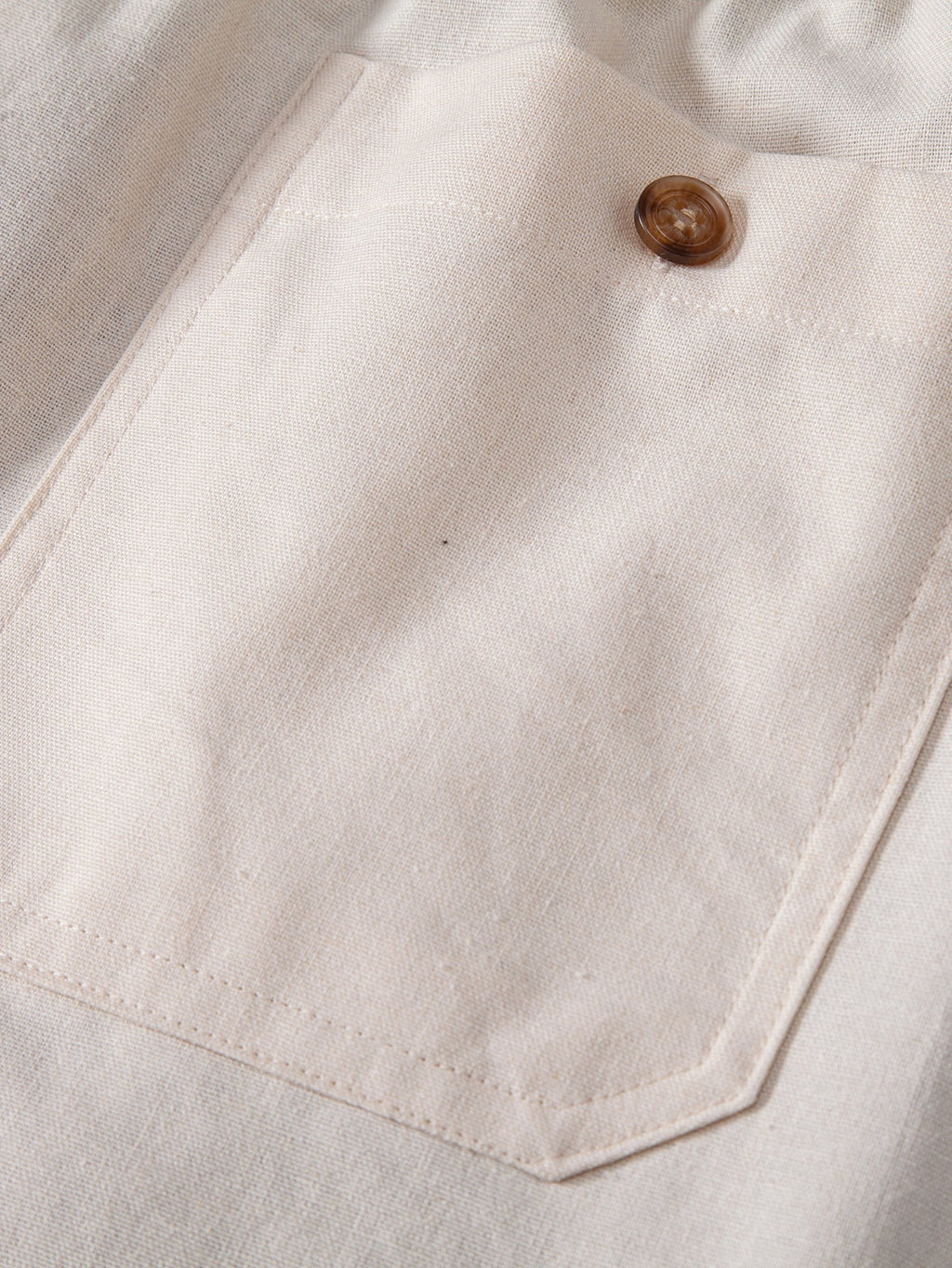 Drawstring Linen Shorts
