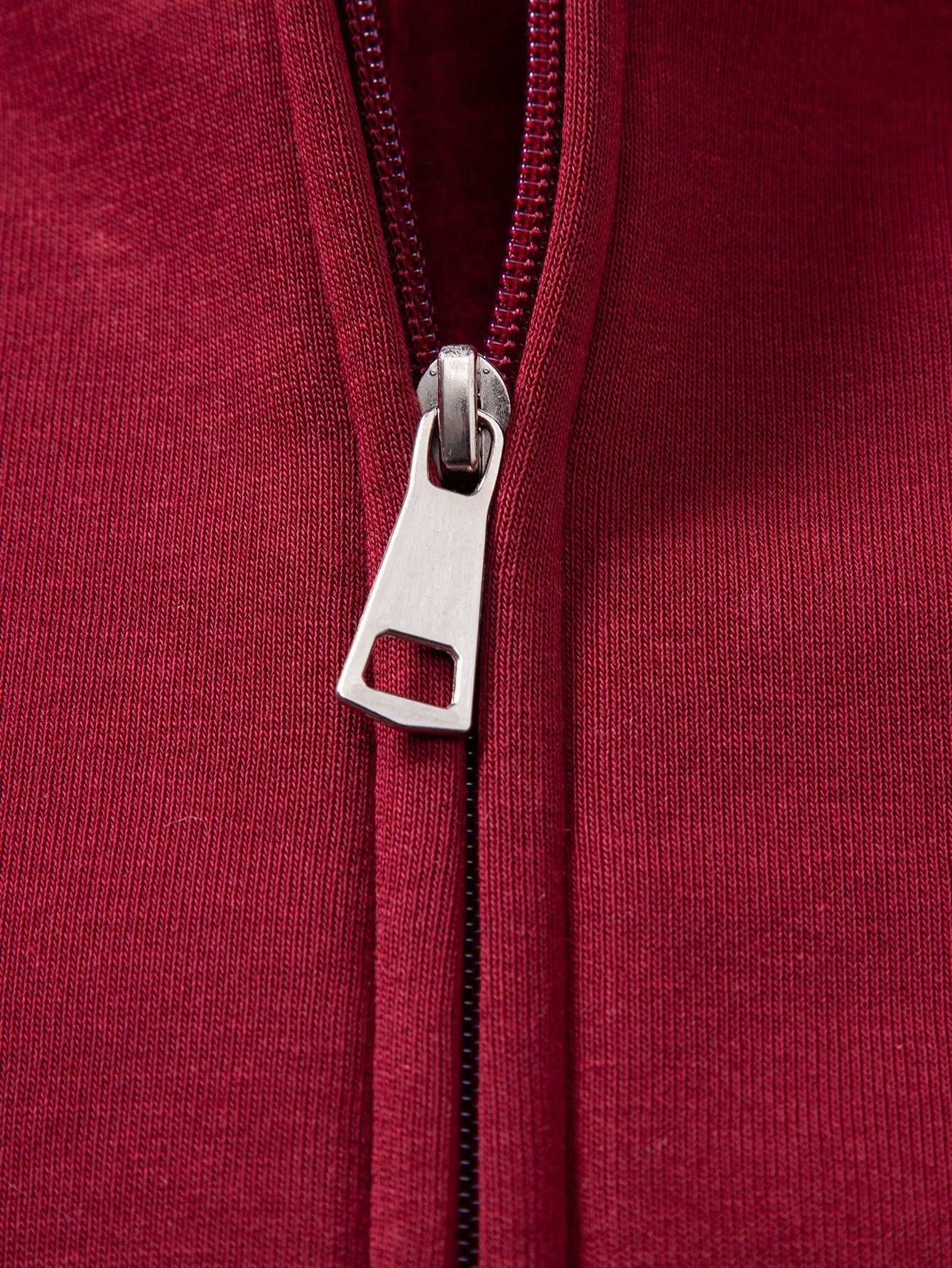 Heart Pattern Zip-Up Hoodie
