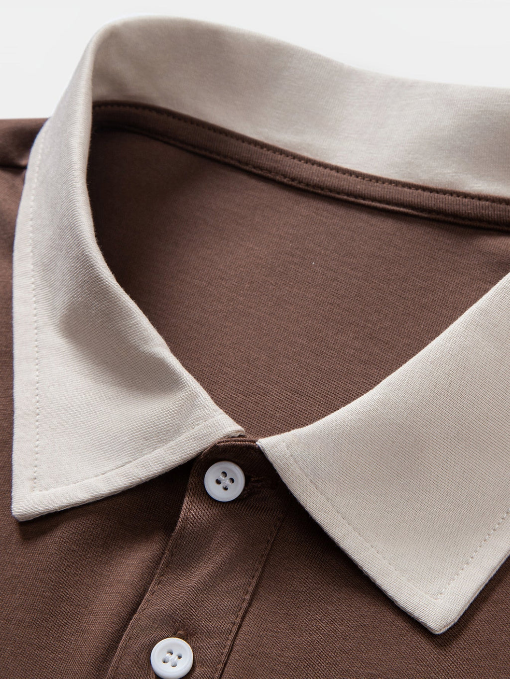 Comfortable Fit Polo Shirt with Contrast Collar