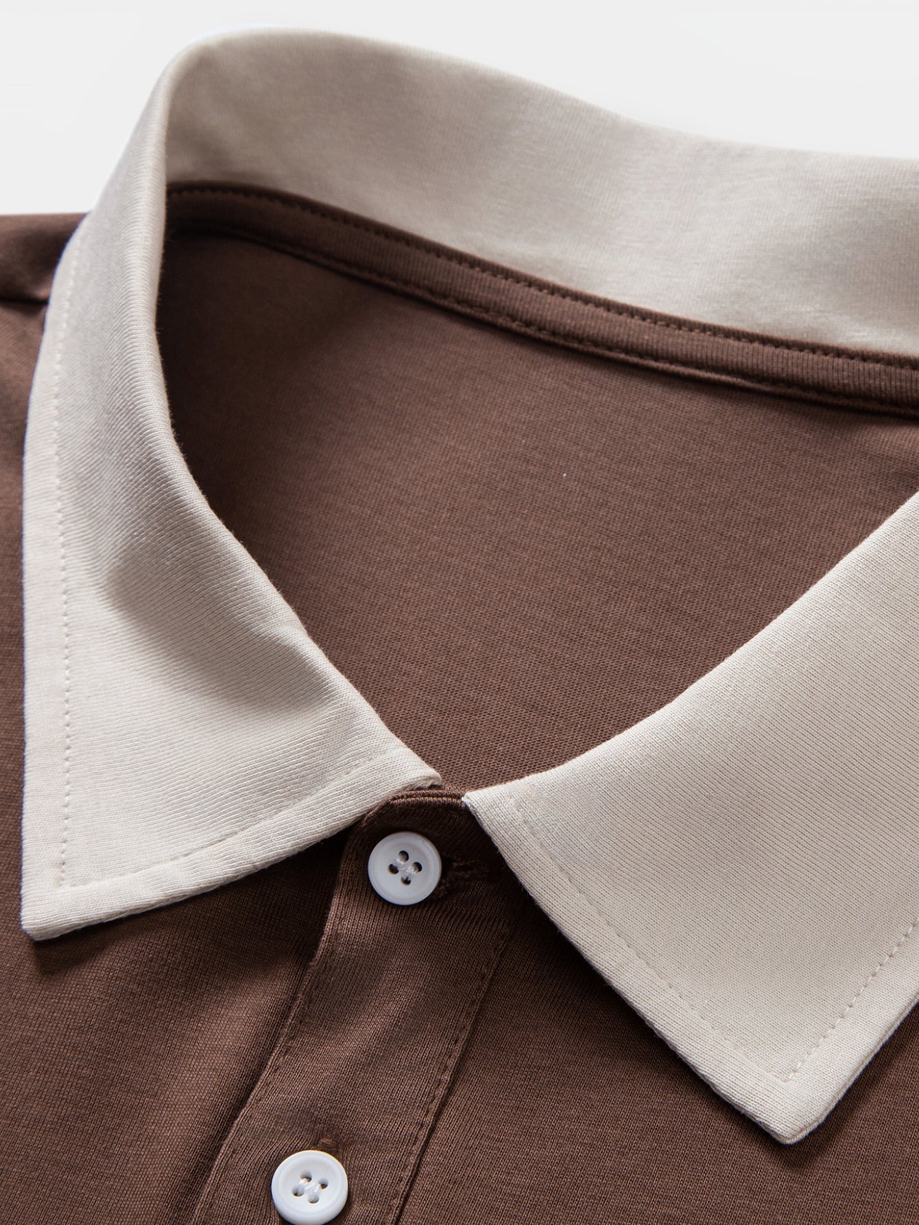 Comfortable Fit Polo Shirt with Contrast Collar