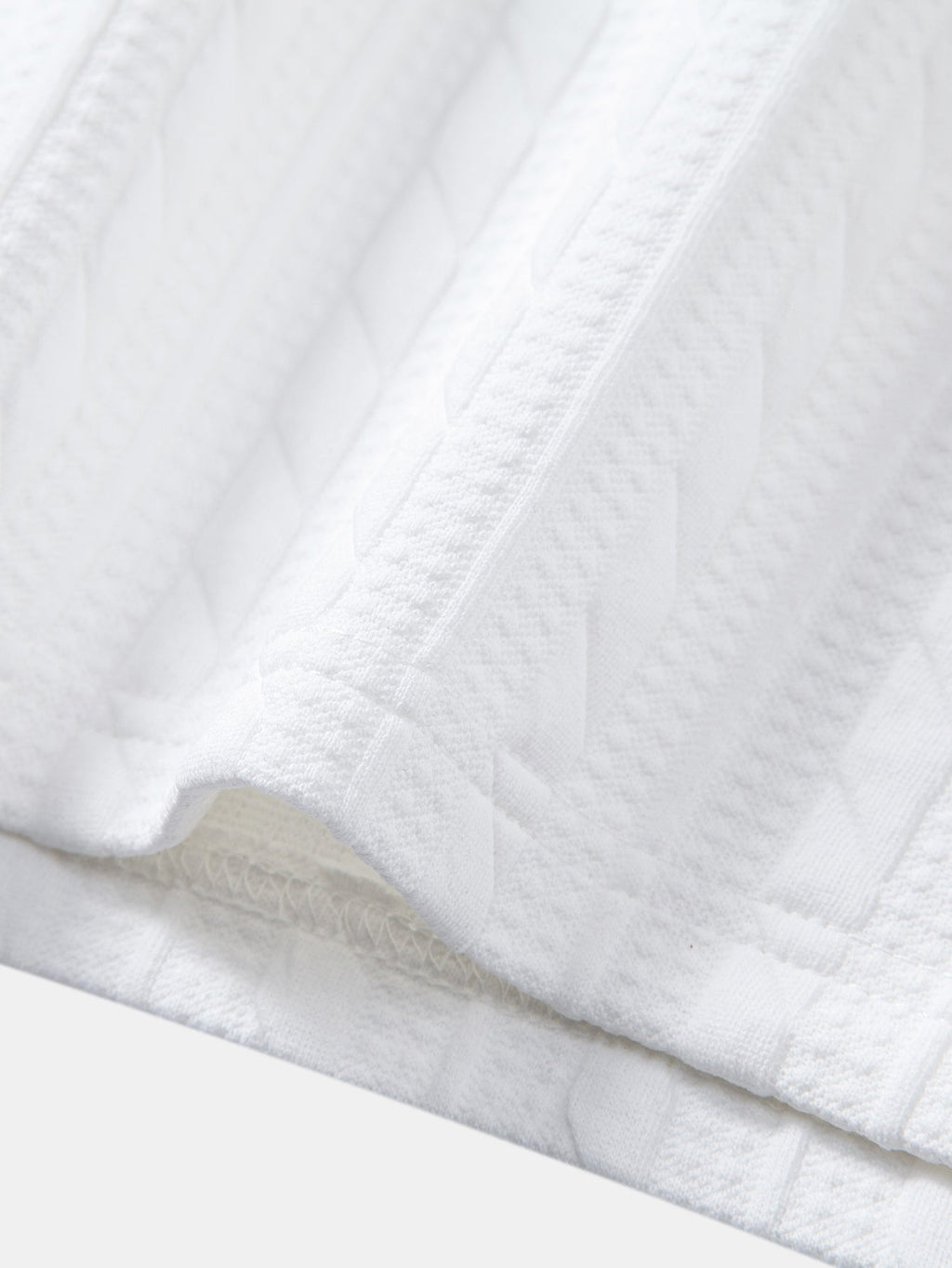 Comfortable Twisted Jacquard Relaxed Fit T-Shirt