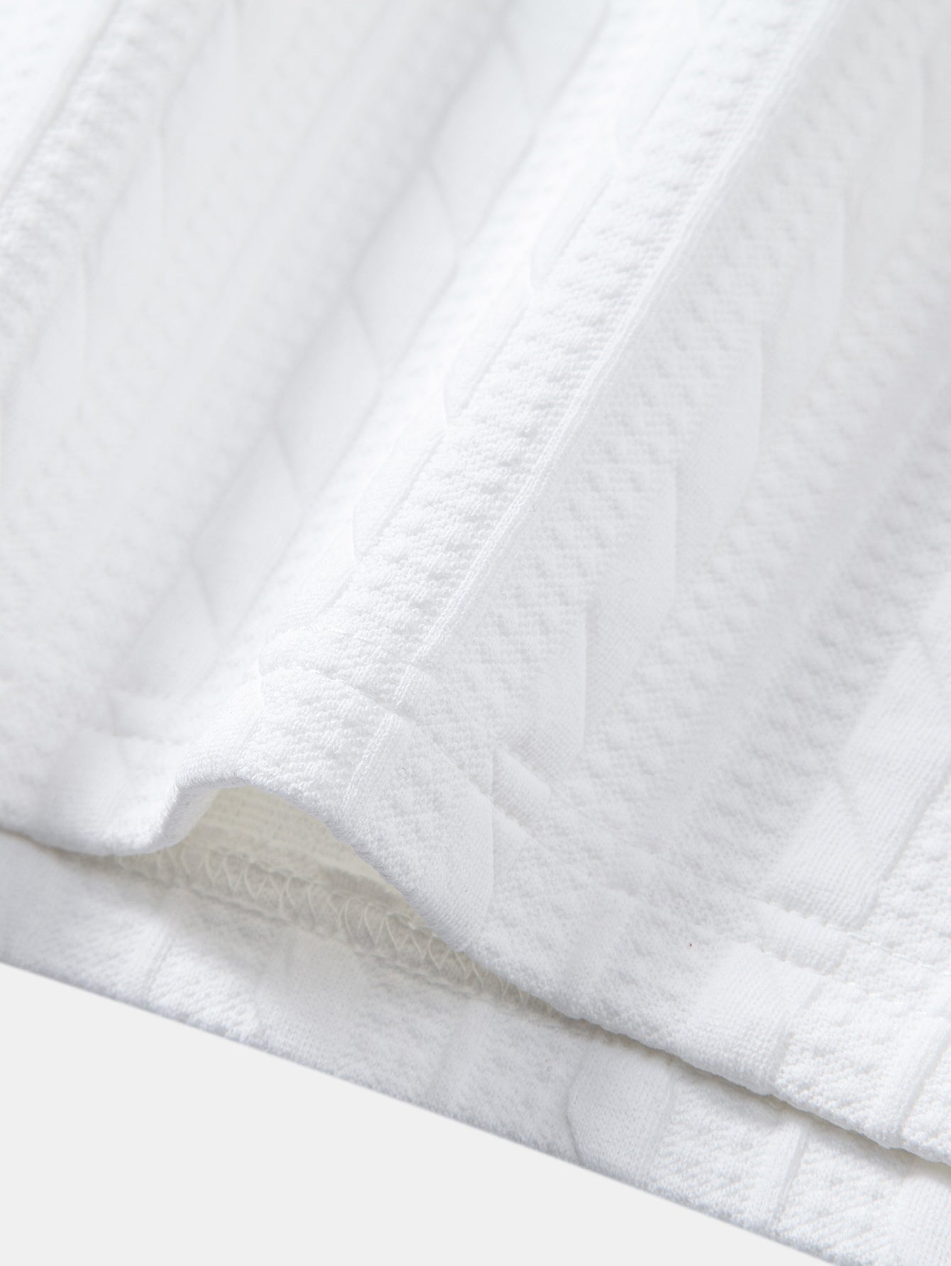 Comfortable Twisted Jacquard Relaxed Fit T-Shirt