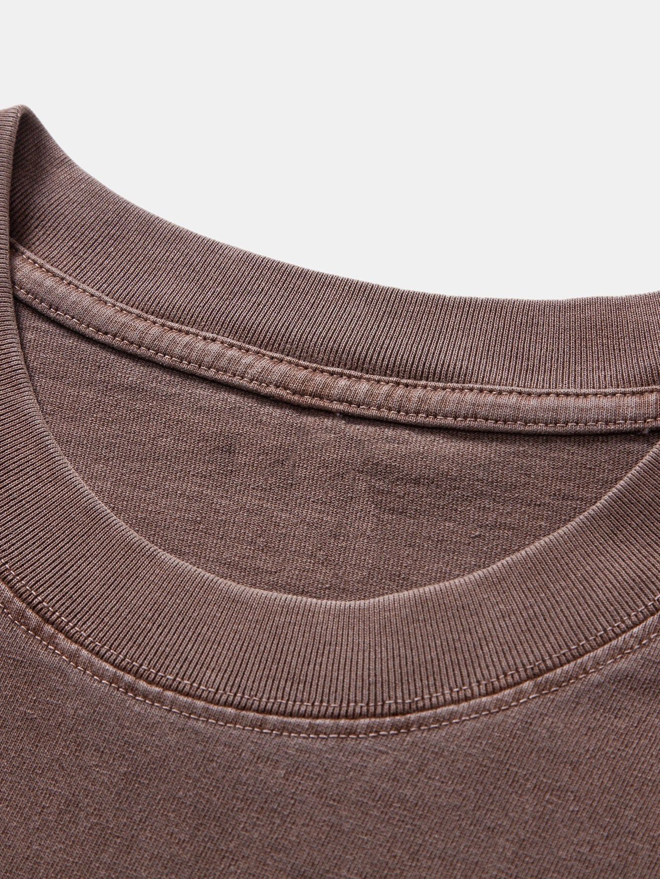 Relaxed Fit Heavyweight Washed Drop Shoulder Tee