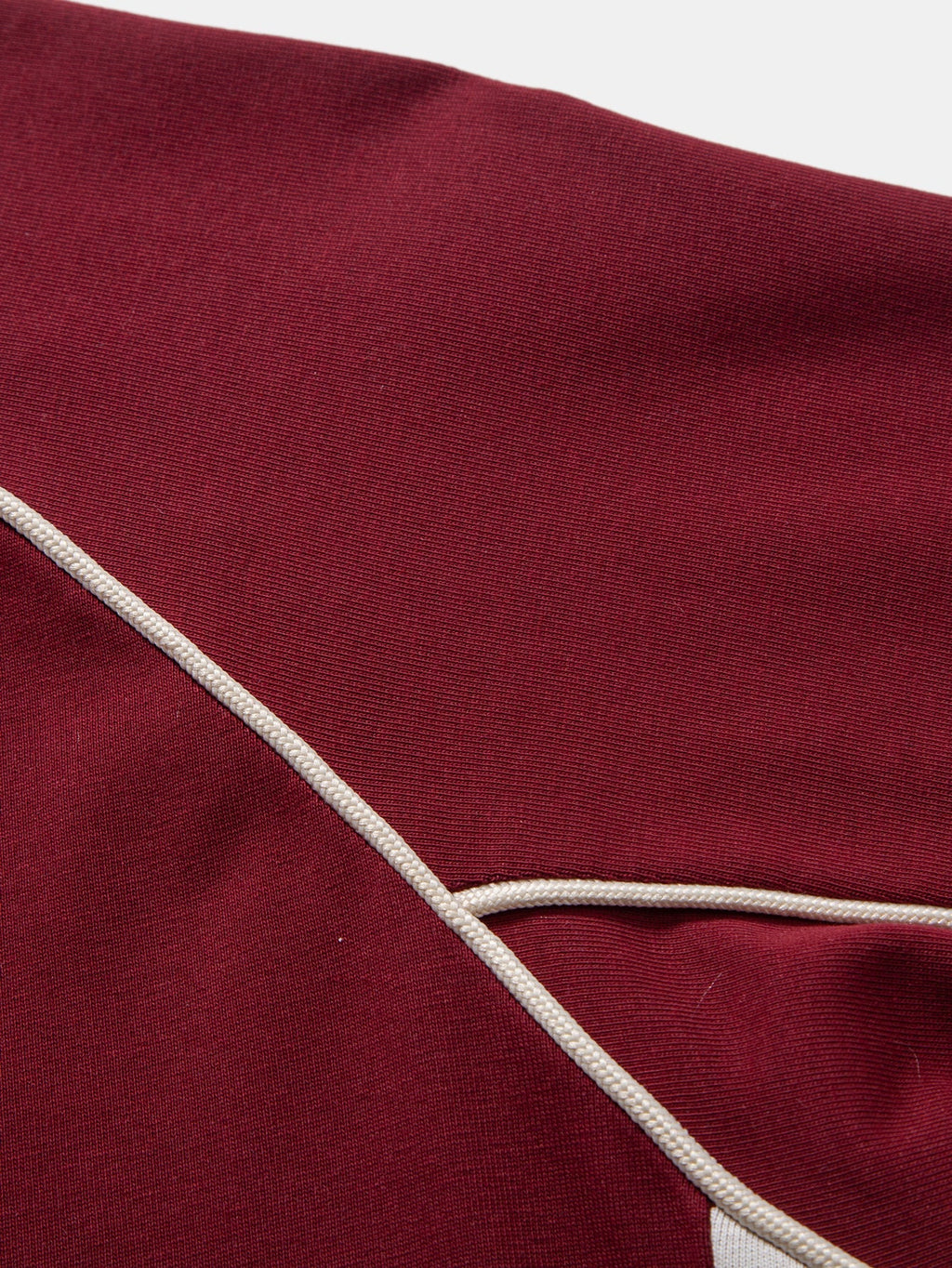 V-Neck Raglan T-Shirt with Contrast Piping