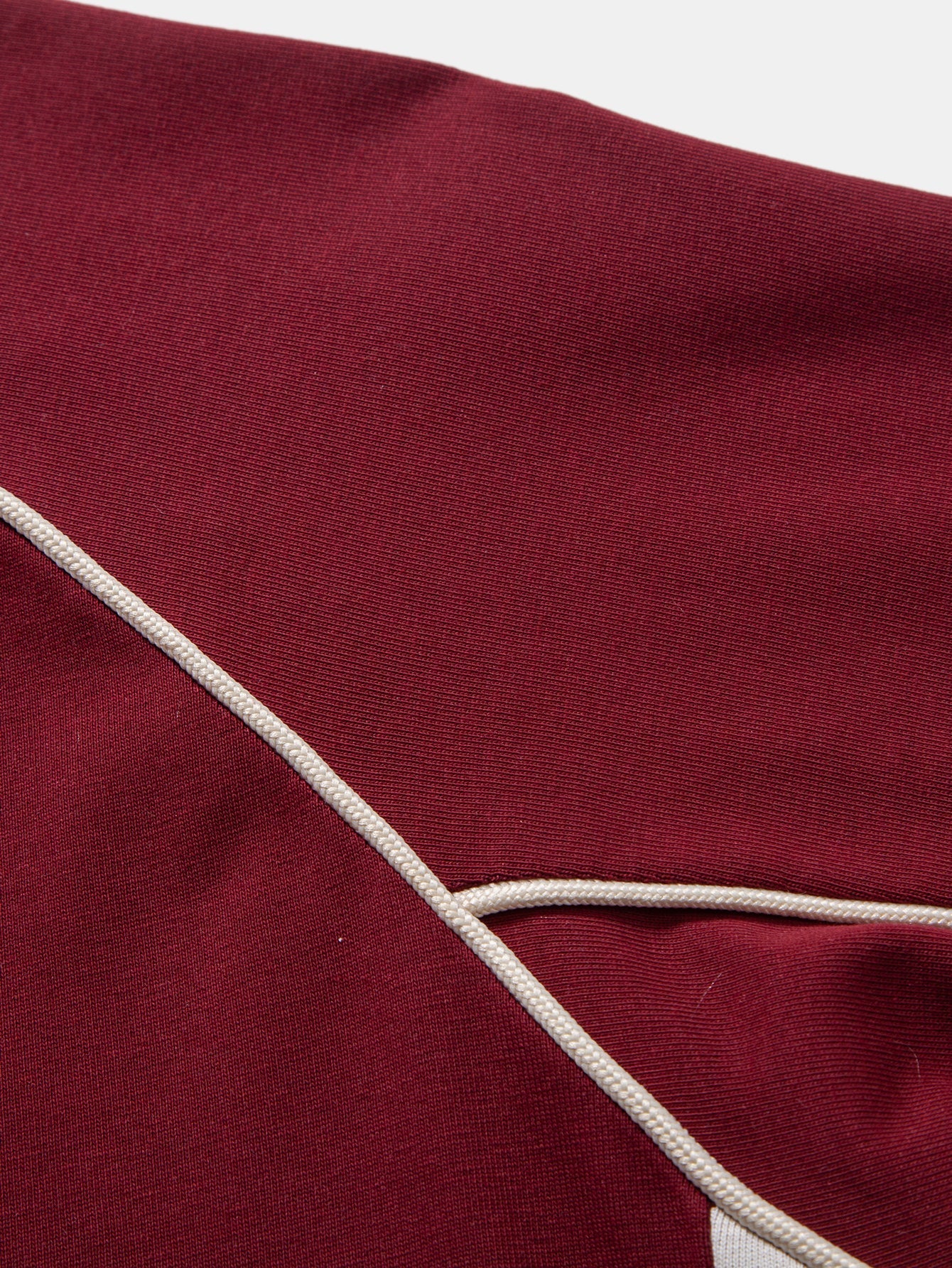 V-Neck Raglan T-Shirt with Contrast Piping