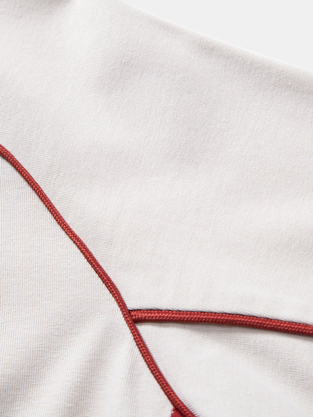 V-Neck Raglan T-Shirt with Contrast Piping