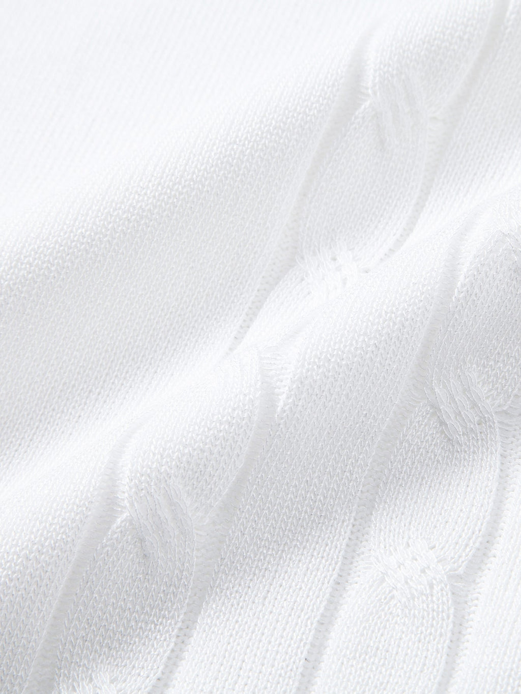 Twisted Jacquard Knit Polo with Contrast Trim