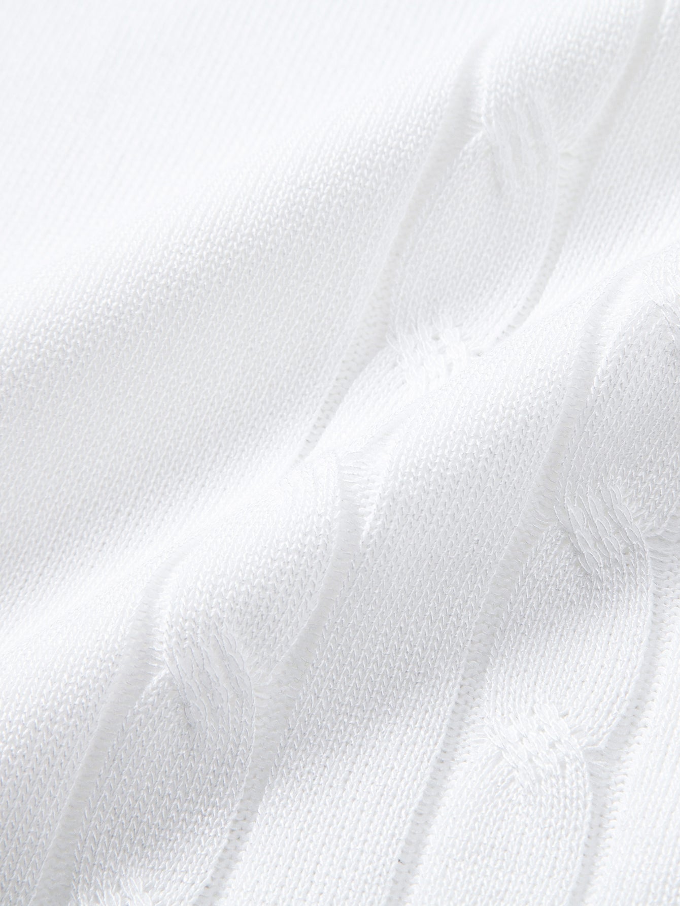 Twisted Jacquard Knit Polo with Contrast Trim