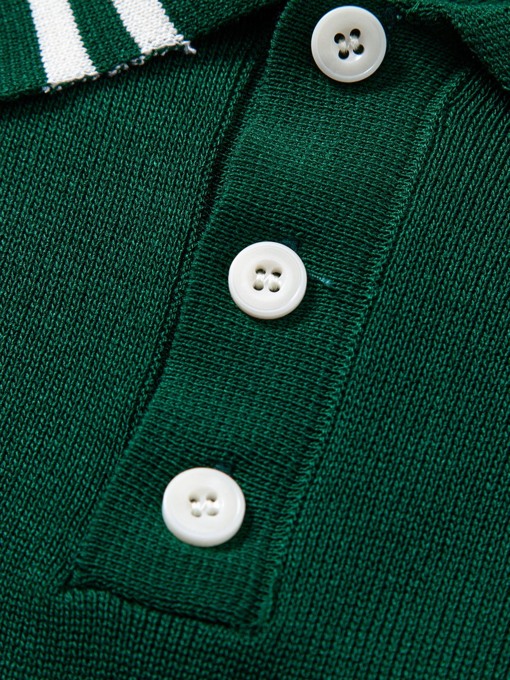 Twisted Jacquard Knit Polo with Contrast Trim & Slim Fit Tapered Trousers