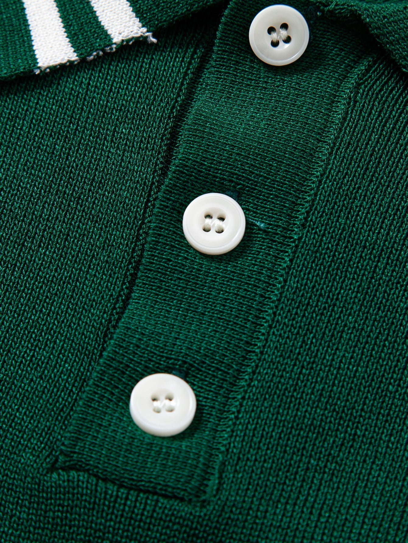 Twisted Jacquard Knit Polo with Contrast Trim & Slim Fit Tapered Trousers