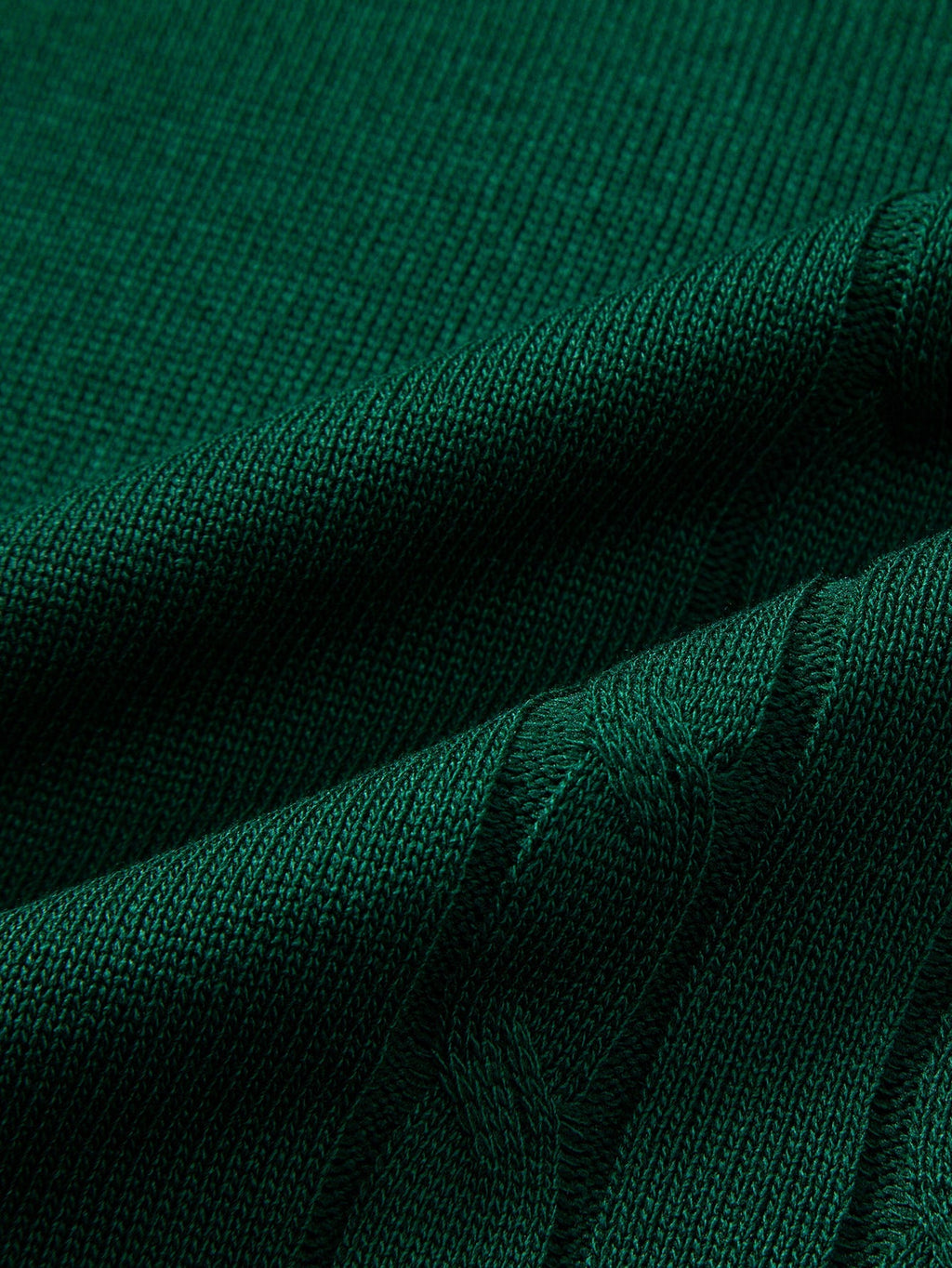 Twisted Jacquard Knit Polo with Contrast Trim