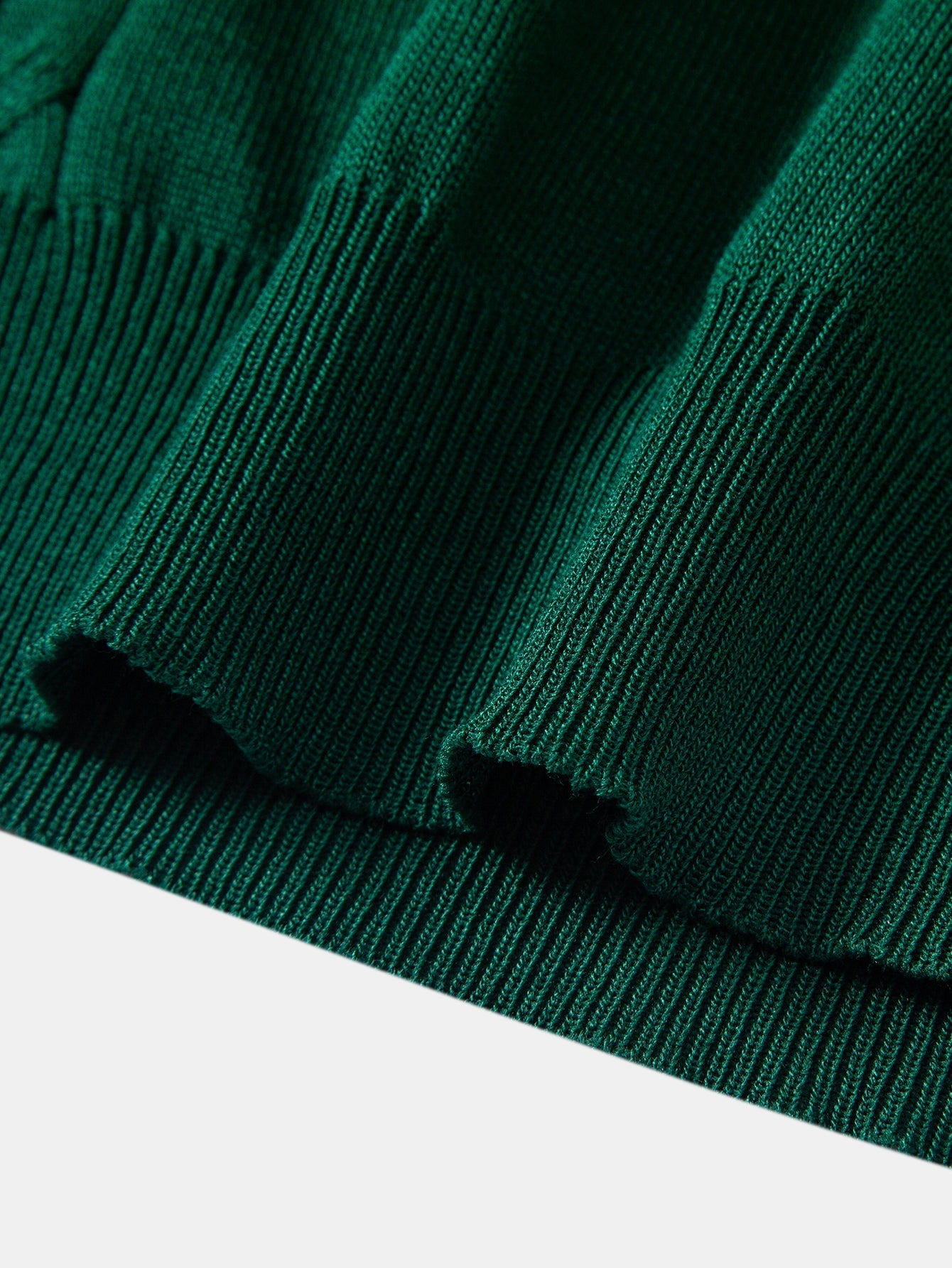 Twisted Jacquard Knit Polo with Contrast Trim & Slim Fit Tapered Trousers