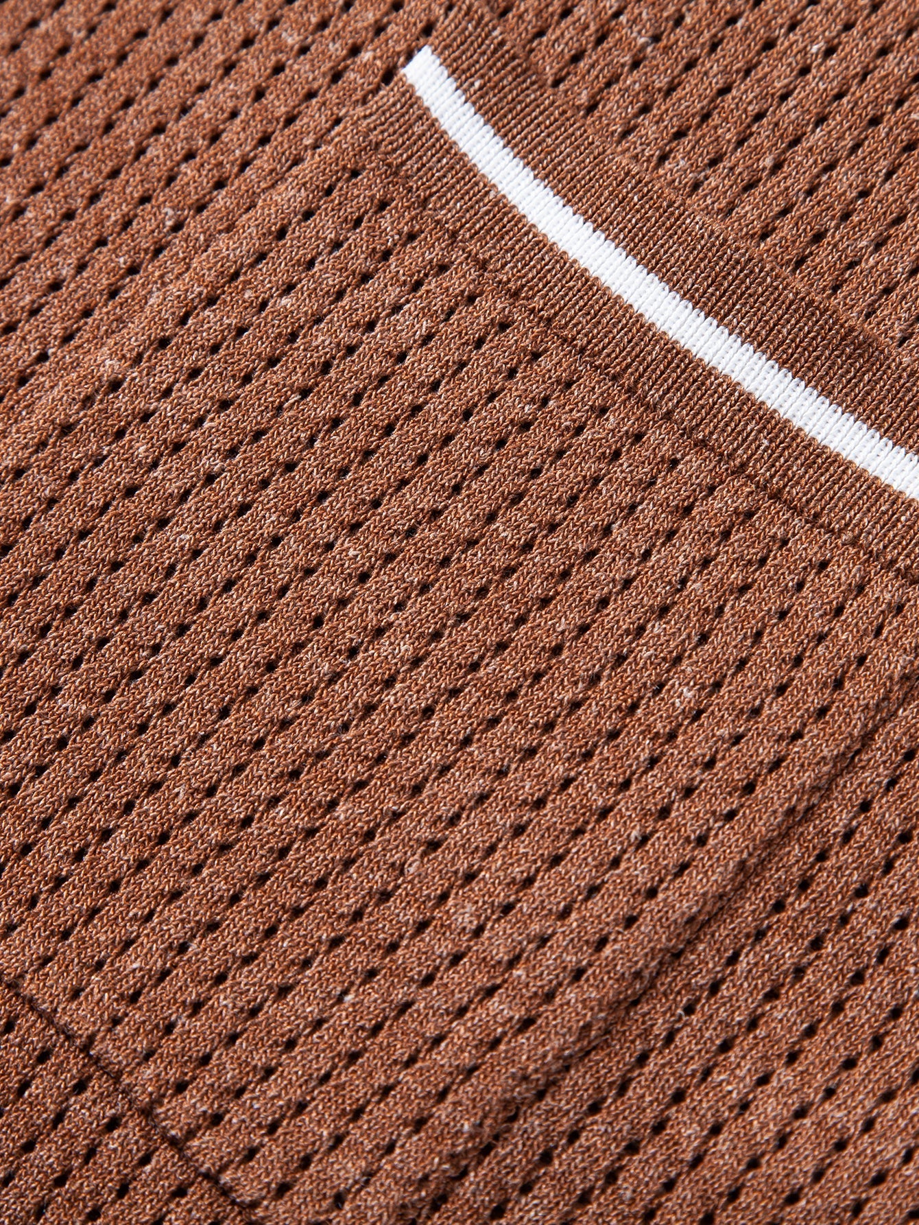 Johnny Collar Knit Polo with Contrast Stripe Trim and Pocket