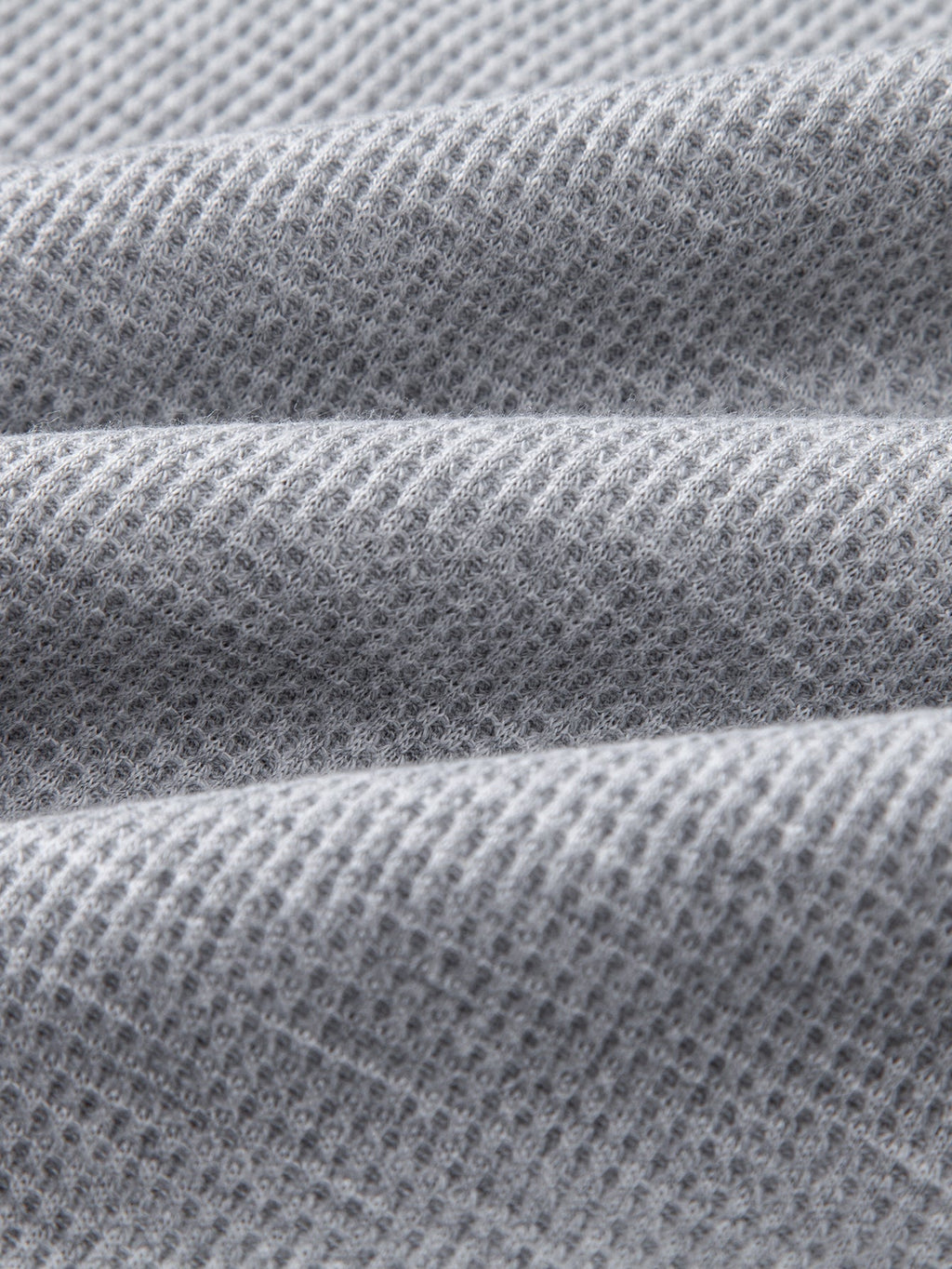 Dual-Function Waffle Henley Top