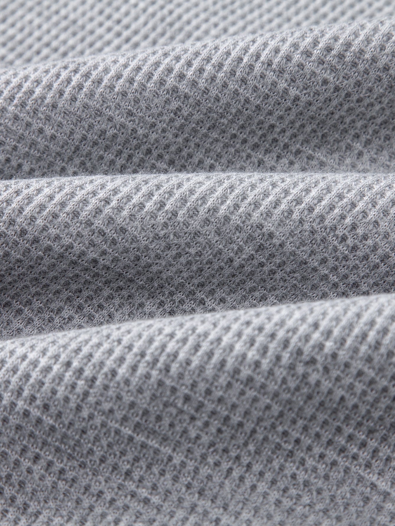 Dual-Function Waffle Henley Top