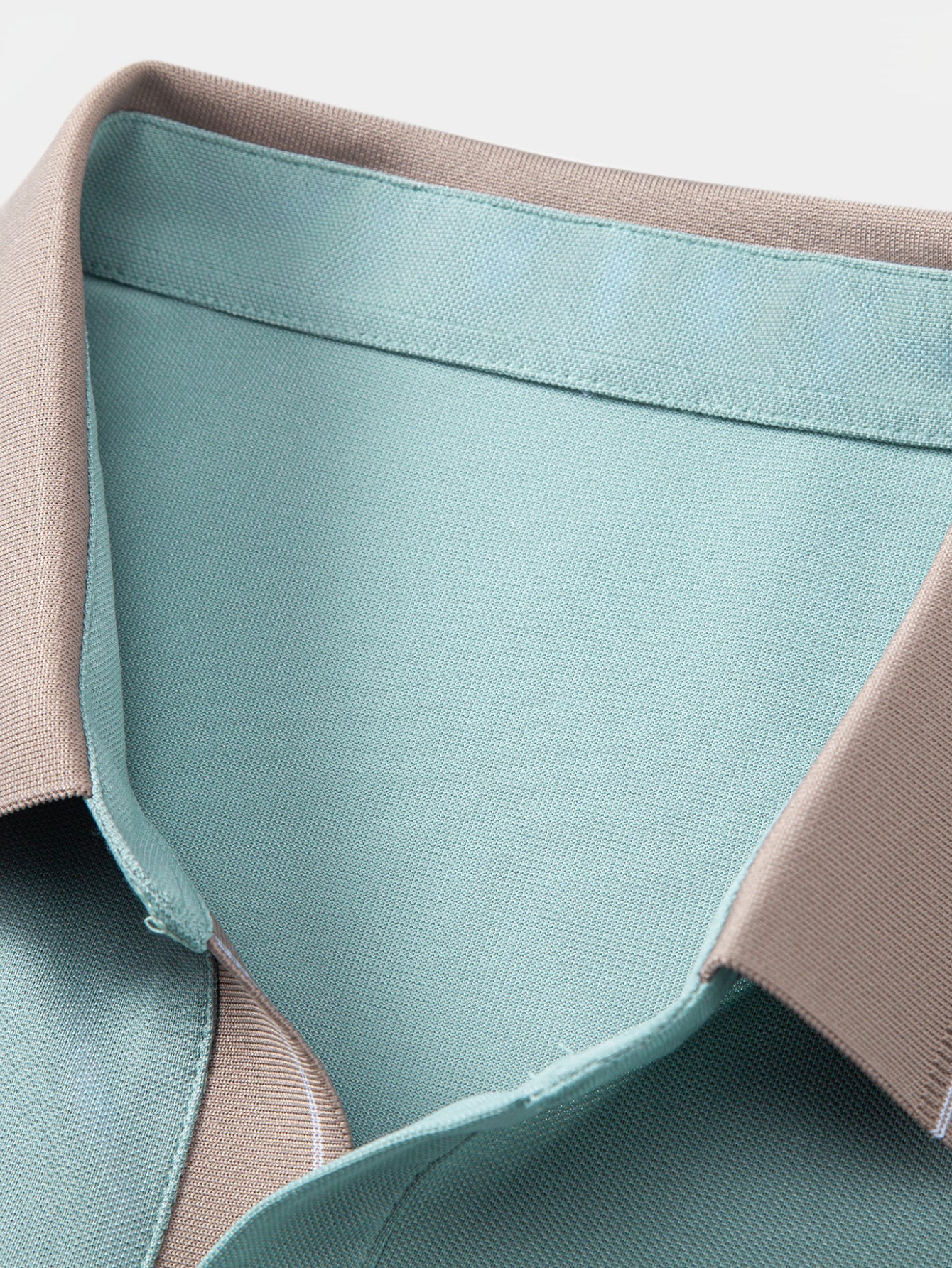 Two-Tone Johnny Collar Polo