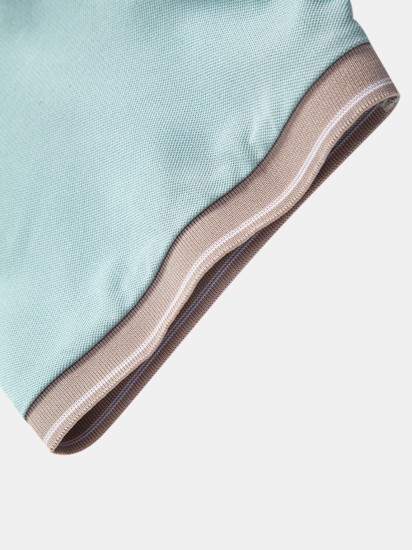 Two-Tone Johnny Collar Polo