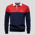 Deluxe Color-Block Cotton Pullover Hoodie
