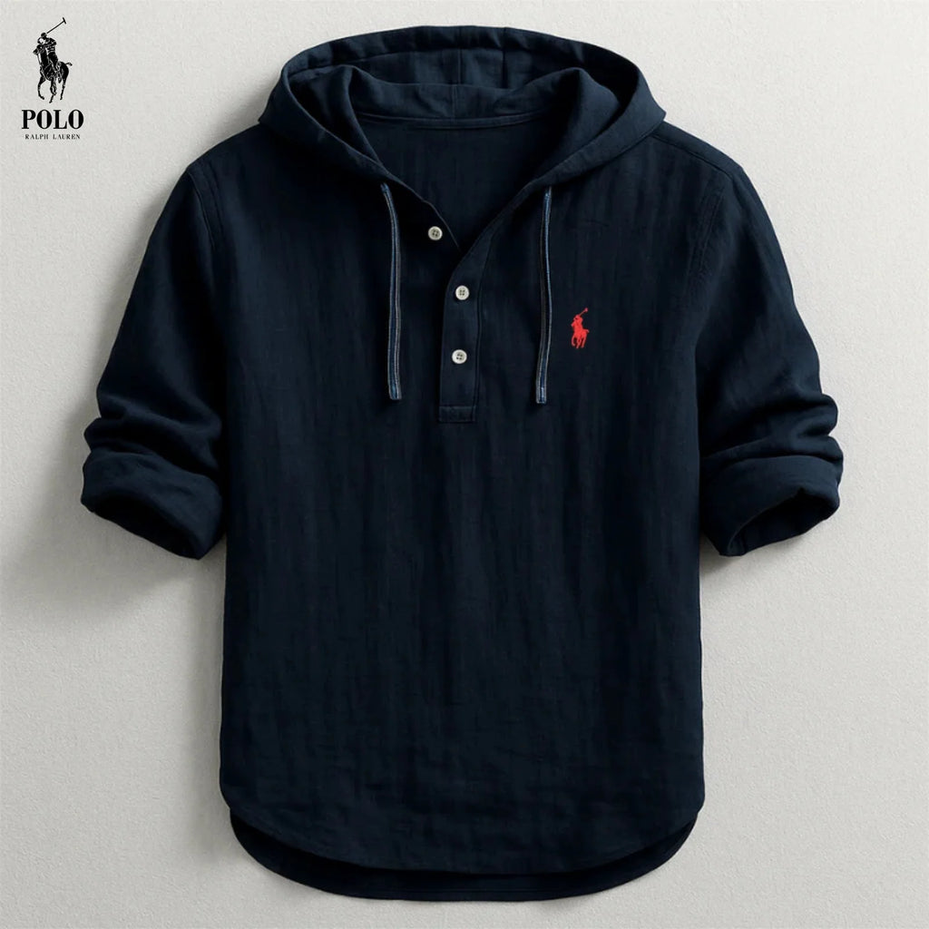 Premium Linen Hooded Shirt