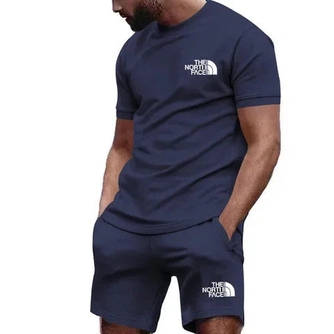Men's Deluxe Summer Tee and Shorts Combo