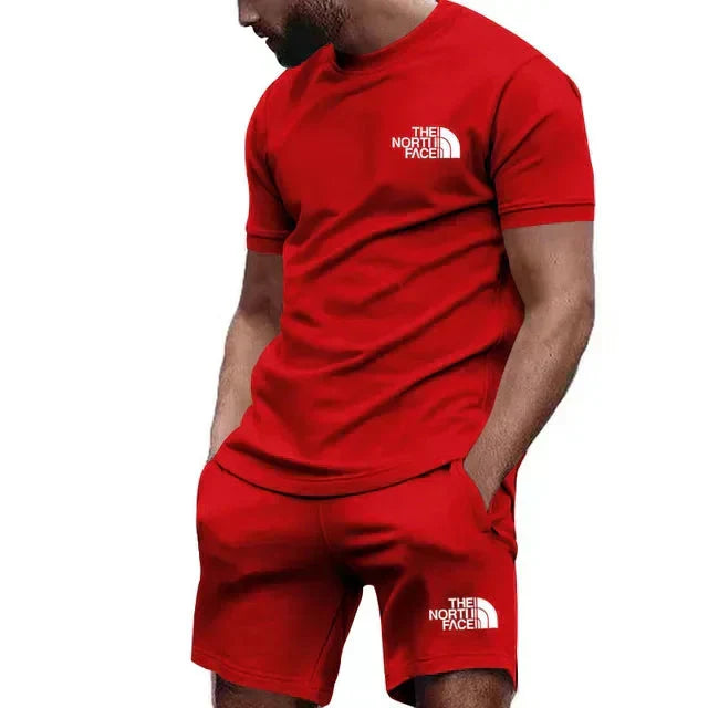 Men's Deluxe Summer Tee and Shorts Combo