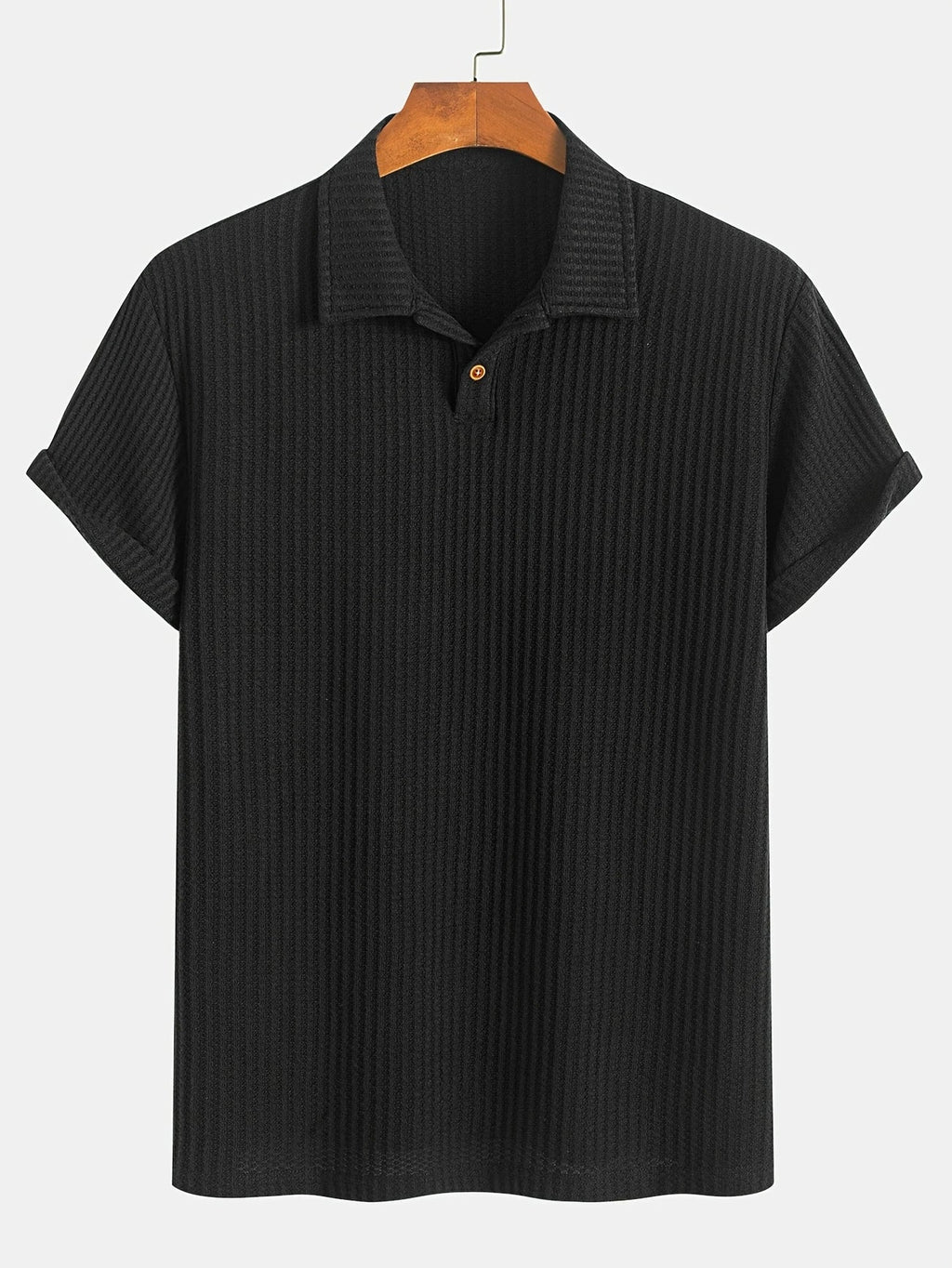 Men's Short Sleeve Knit Shirt for Summer