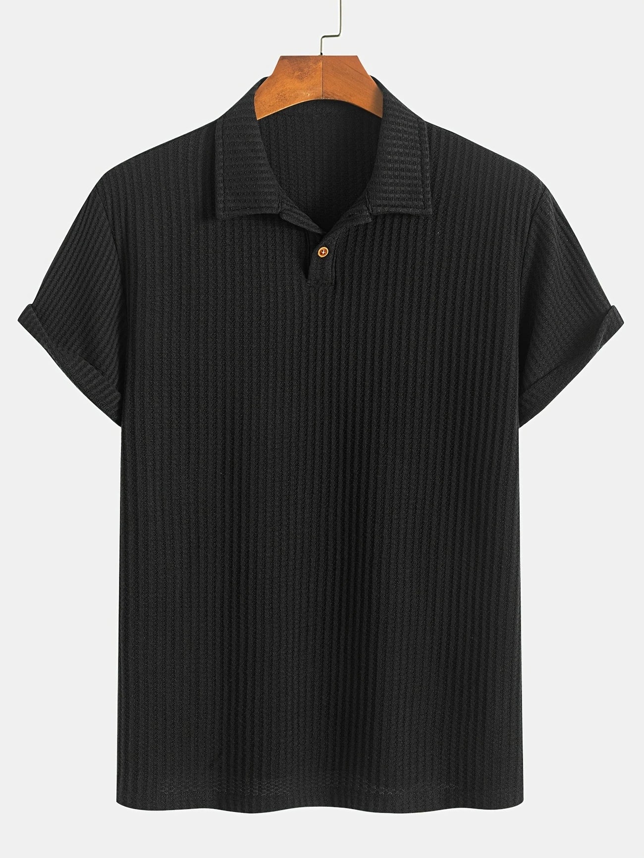 Men's Short Sleeve Knit Shirt for Summer